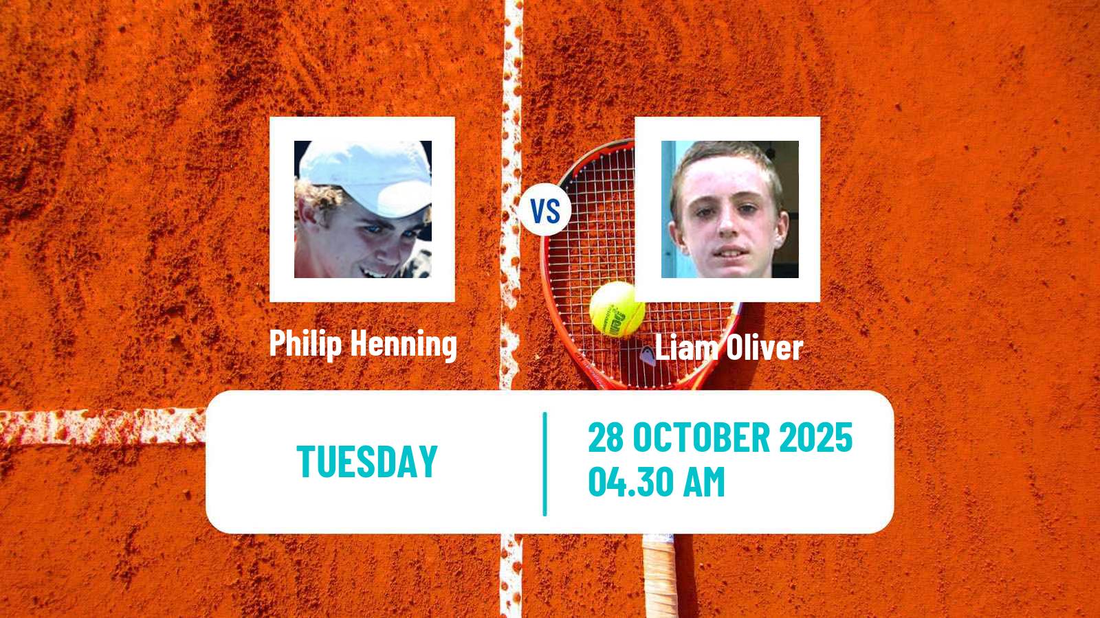 Tennis ITF M15 Heraklion 12 Men Philip Henning - Liam Oliver