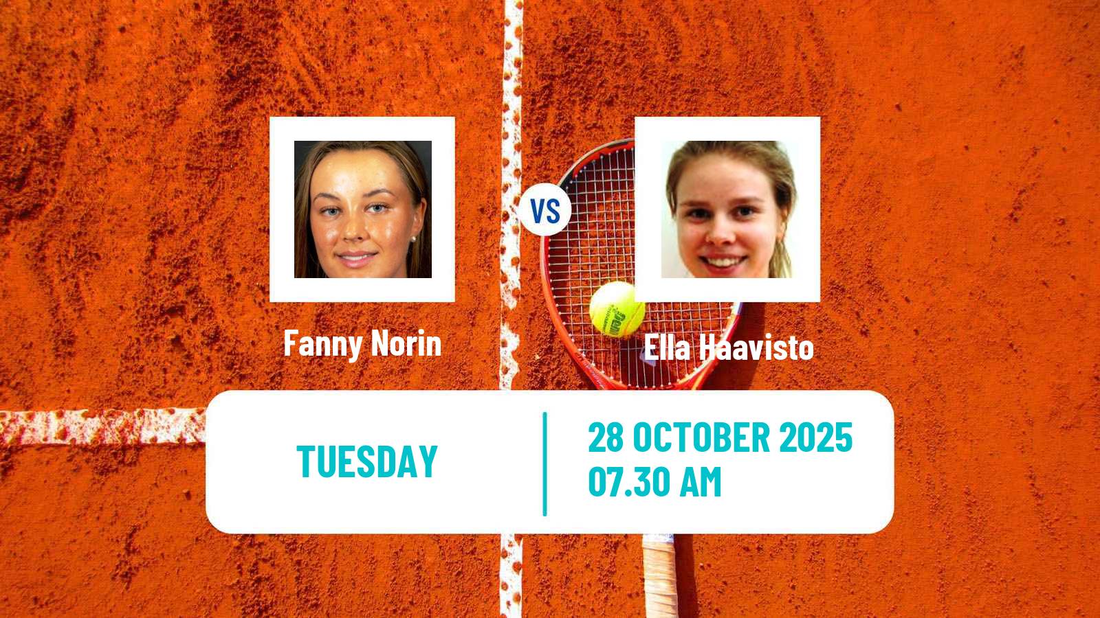 Tennis ITF W15 Taby Women Fanny Norin - Ella Haavisto
