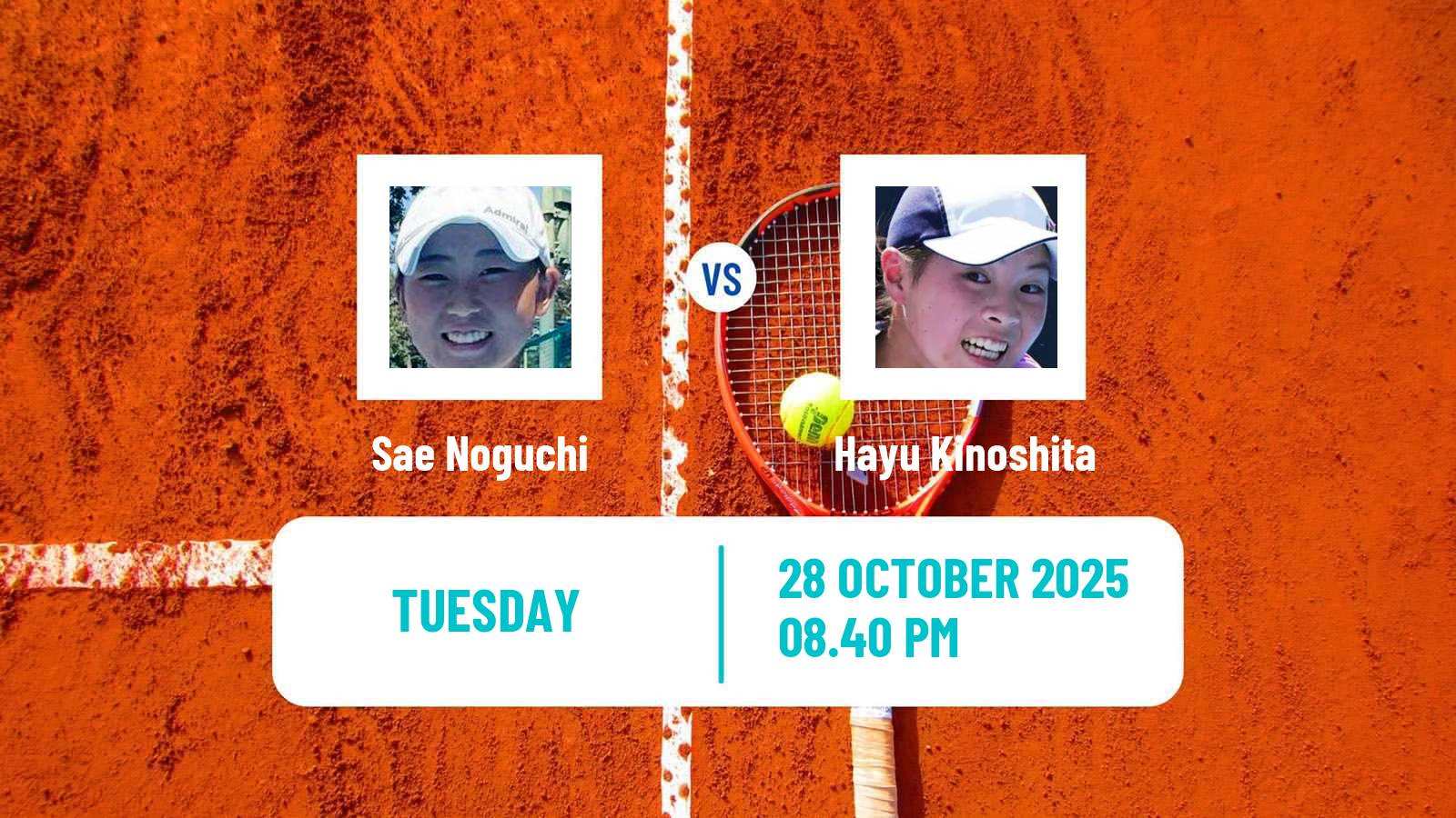 Tennis ITF W35 Makinohara Women Sae Noguchi - Hayu Kinoshita
