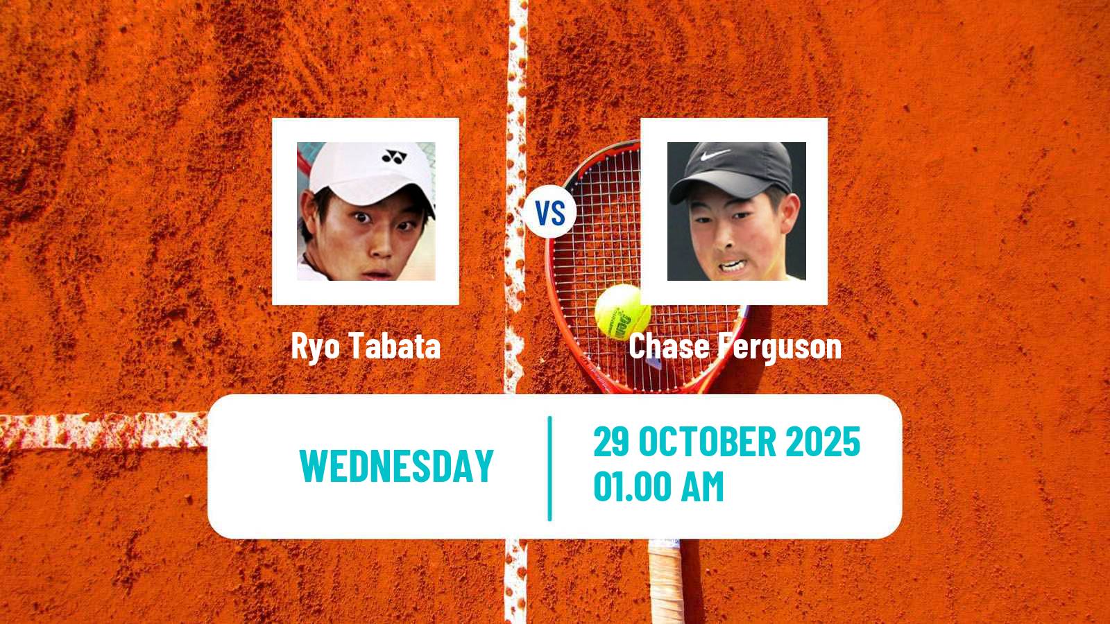Tennis ITF M25 Qian Daohu Men Ryo Tabata - Chase Ferguson
