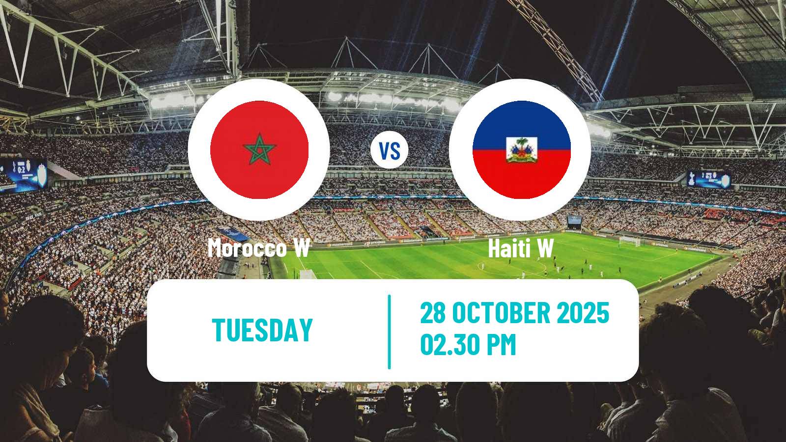 Football Friendly International Women Morocco W - Haiti W
