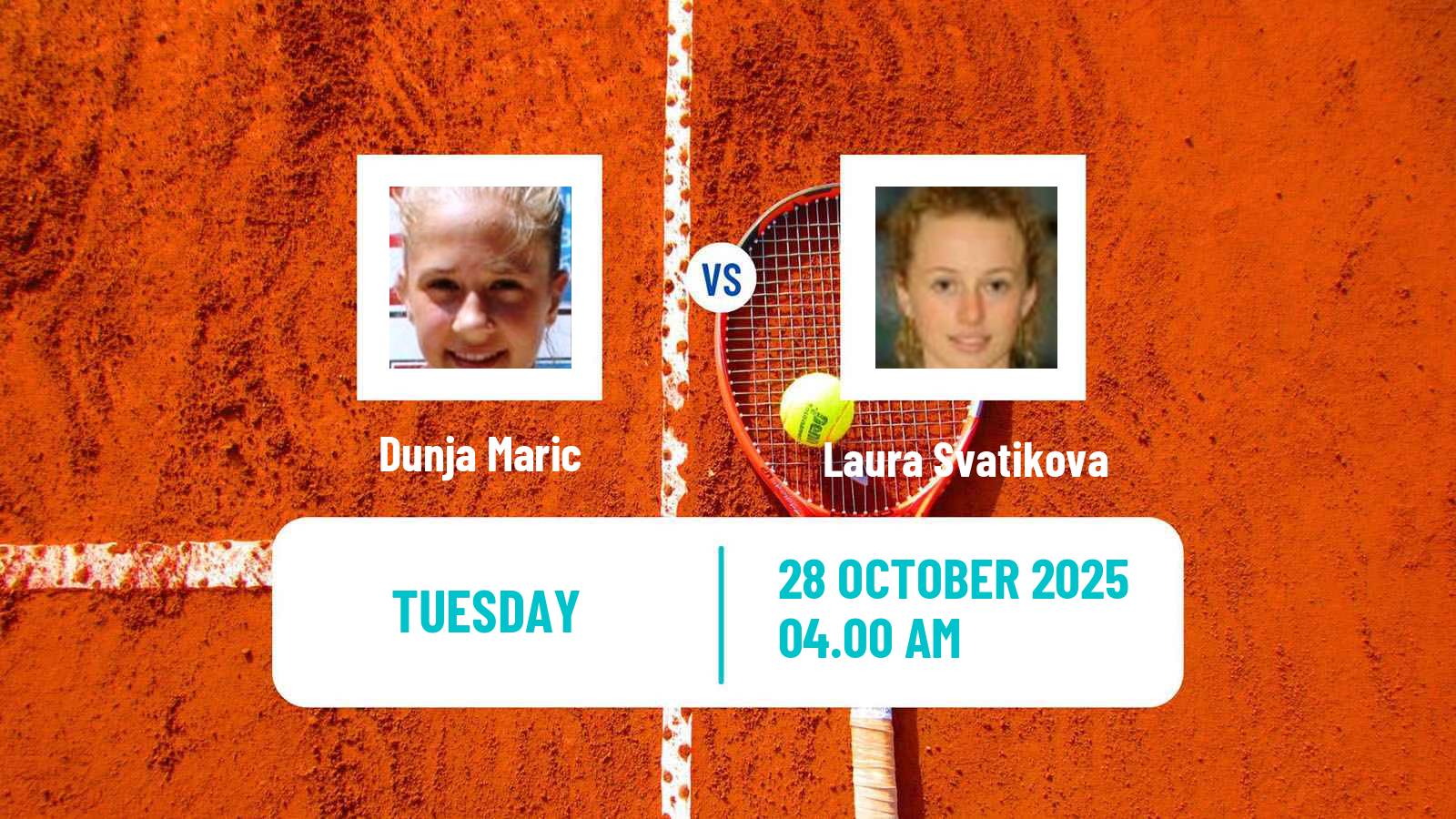 Tennis ITF W15 Bol 2 Women Dunja Maric - Laura Svatikova