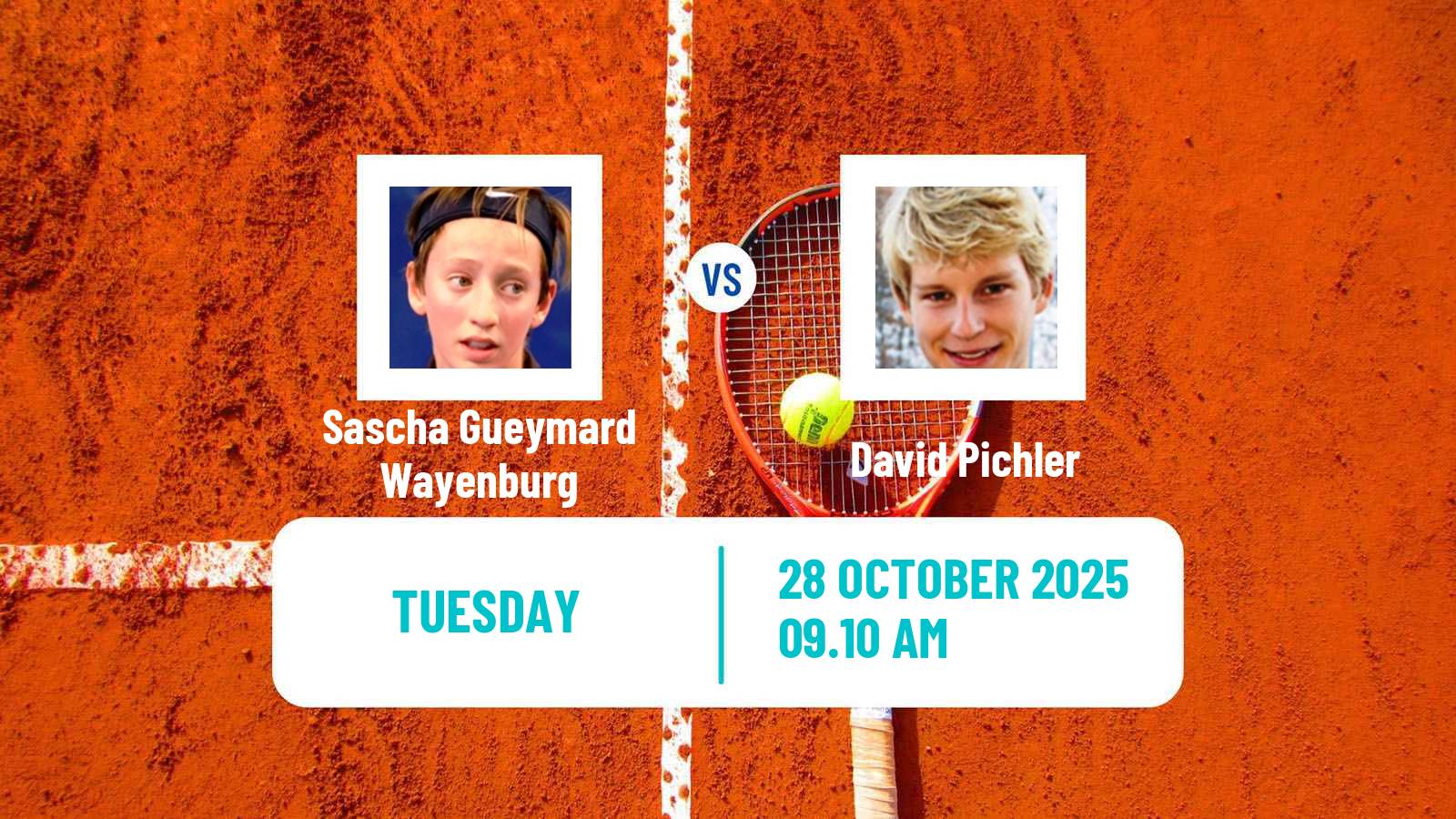 Tennis Bratislava 2 Challenger Men Sascha Gueymard Wayenburg - David Pichler