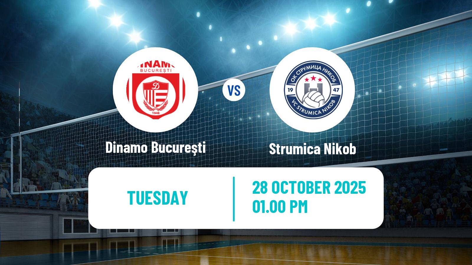 Volleyball CEV Champions League Dinamo Bucureşti - Strumica Nikob