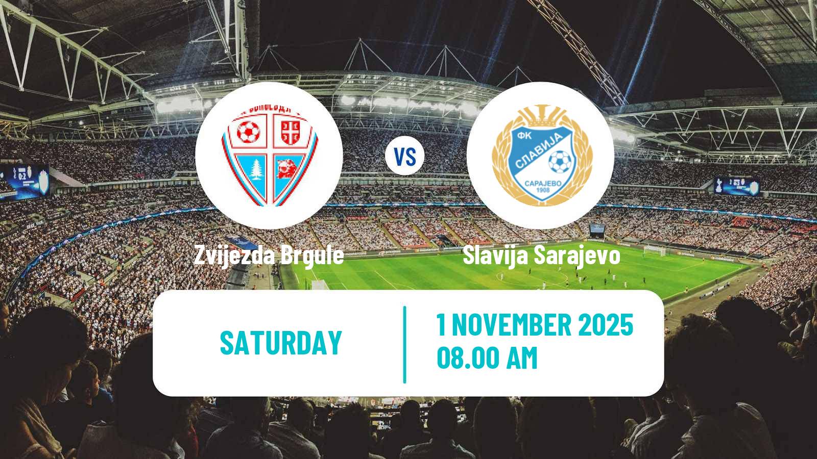 Football Bosnian Prva Liga RS Zvijezda Brgule - Slavija Sarajevo