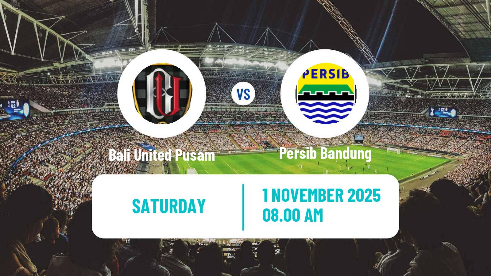 Football Indonesian Liga 1 Bali United Pusam - Persib Bandung
