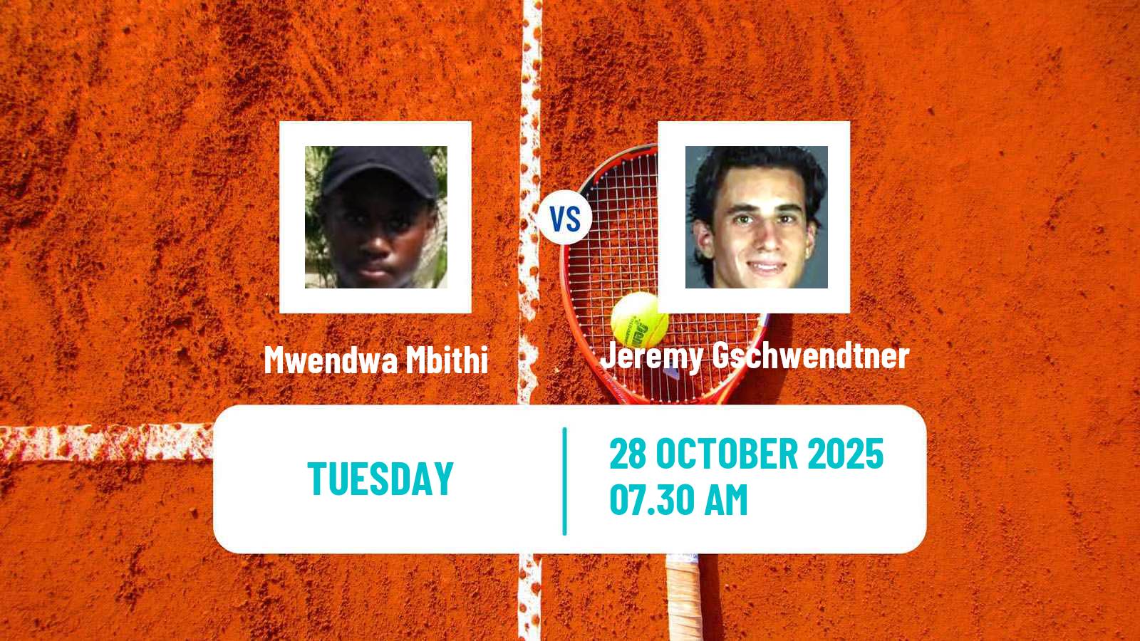 Tennis ITF M15 Monastir 41 Men Mwendwa Mbithi - Jeremy Gschwendtner