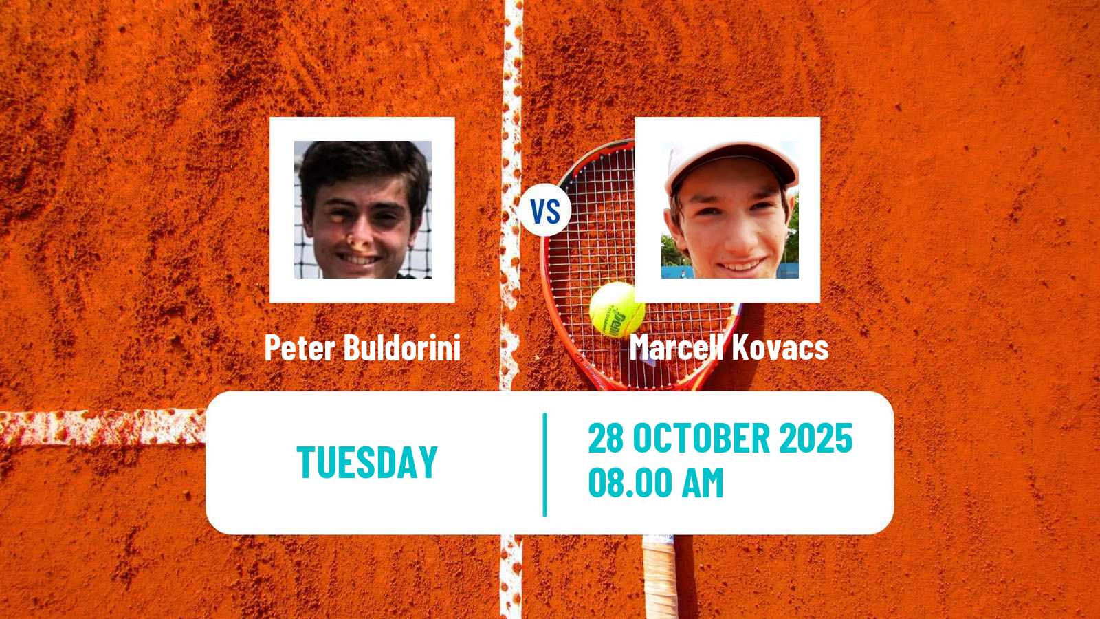 Tennis ITF M15 Szabolcsveresmart Men Peter Buldorini - Marcell Kovacs