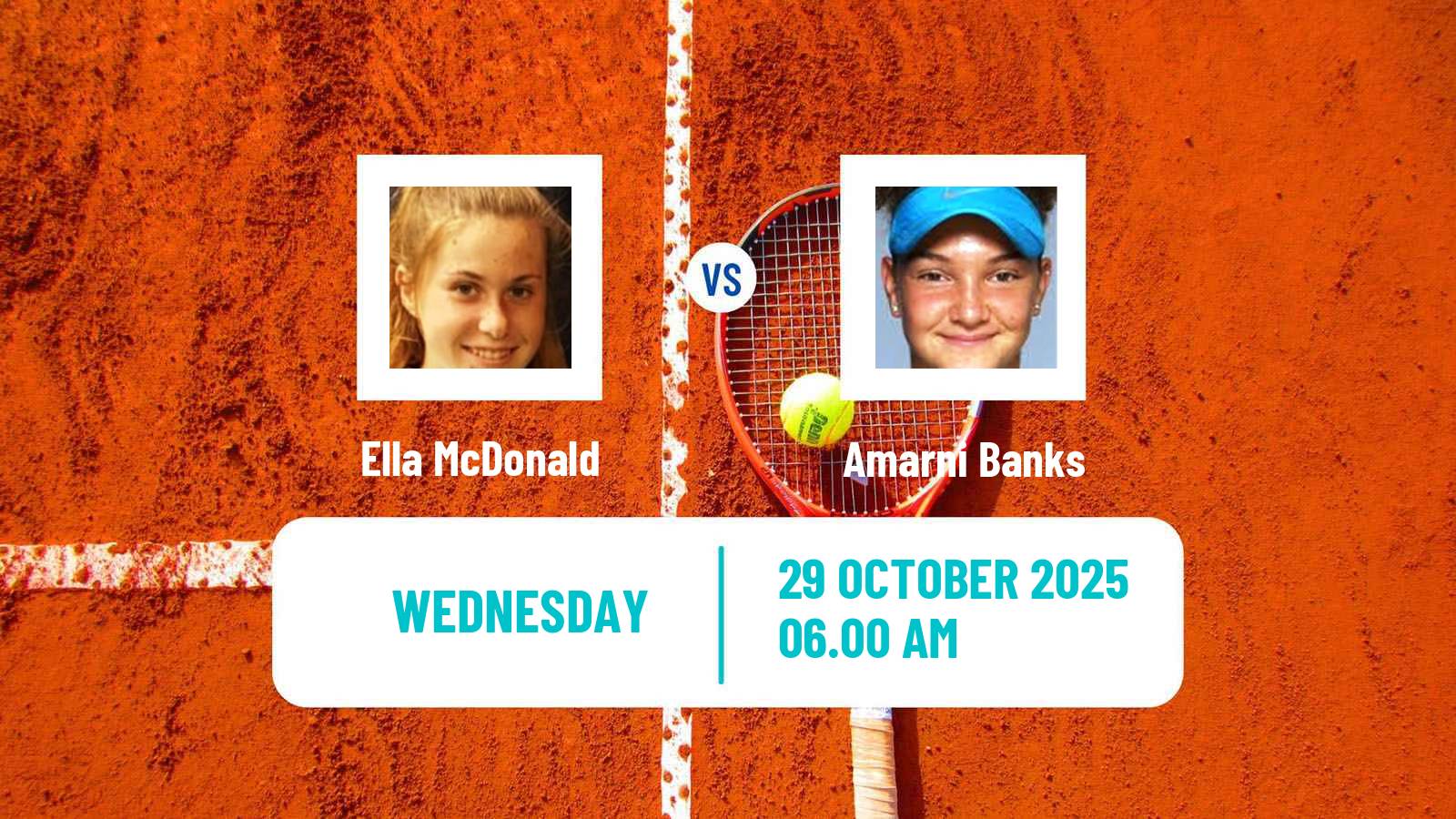 Tennis ITF W75 Glasgow Women Ella McDonald - Amarni Banks