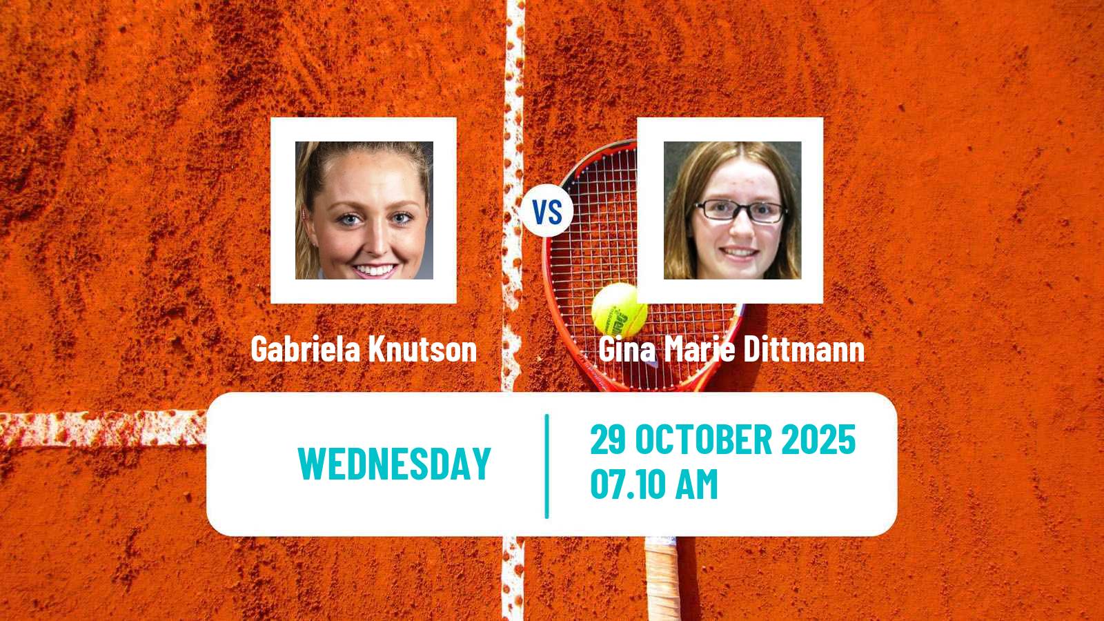 Tennis ITF W75 Glasgow Women Gabriela Knutson - Gina Marie Dittmann