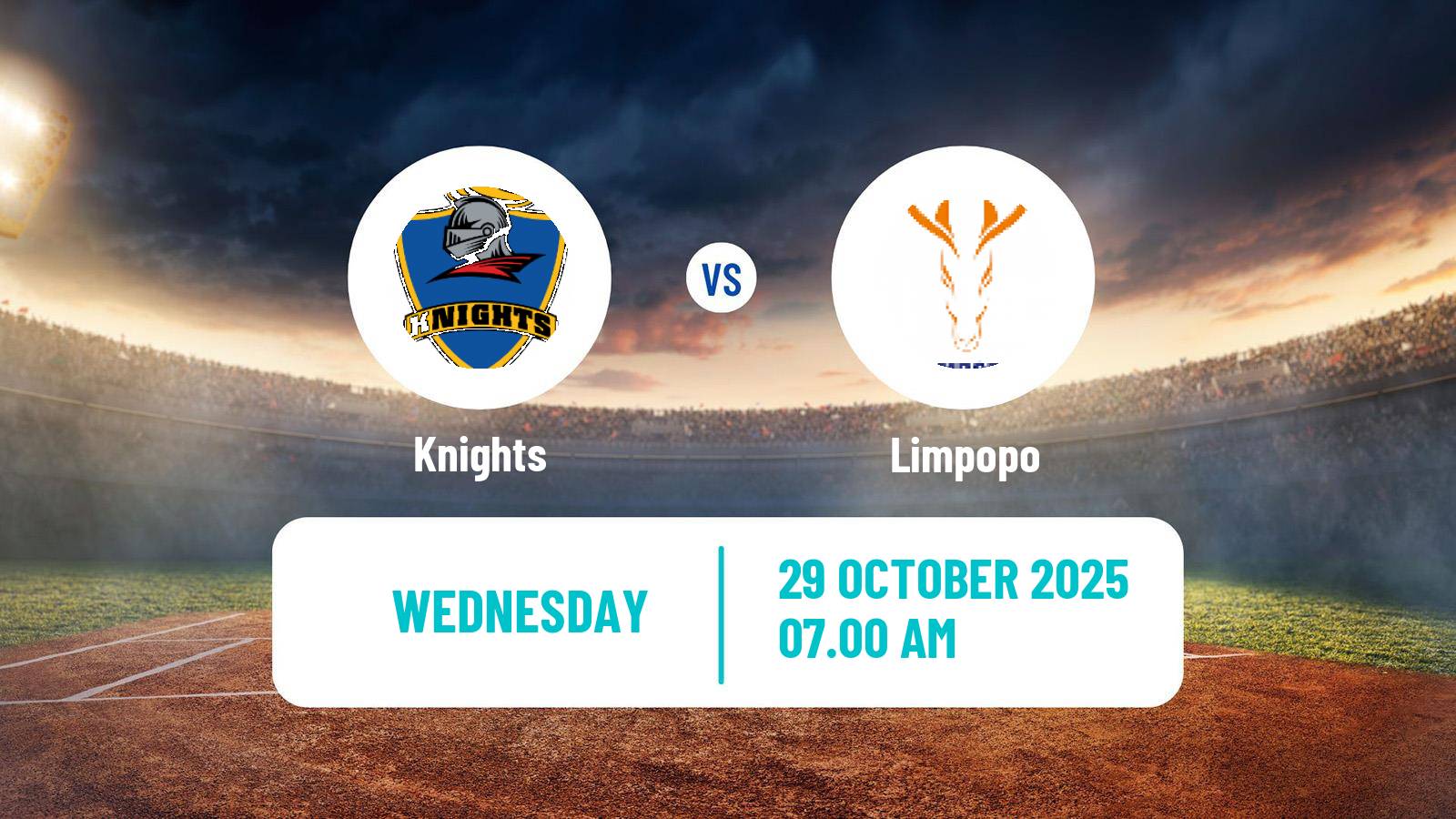 Cricket CSA Provincial T20 Cup Knights - Limpopo