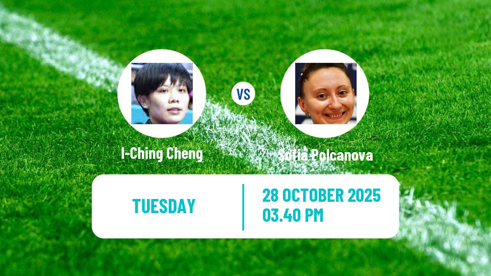 Table tennis Wtt Champions Montpellier Women I-Ching Cheng - Sofia Polcanova