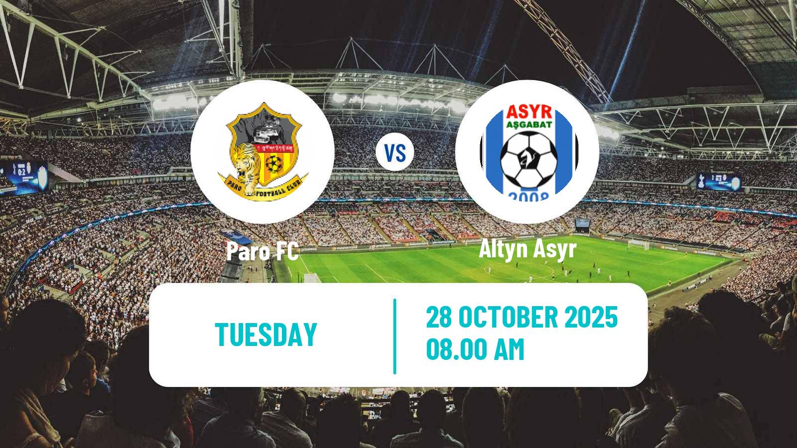Football AFC Challenge League Paro - Altyn Asyr