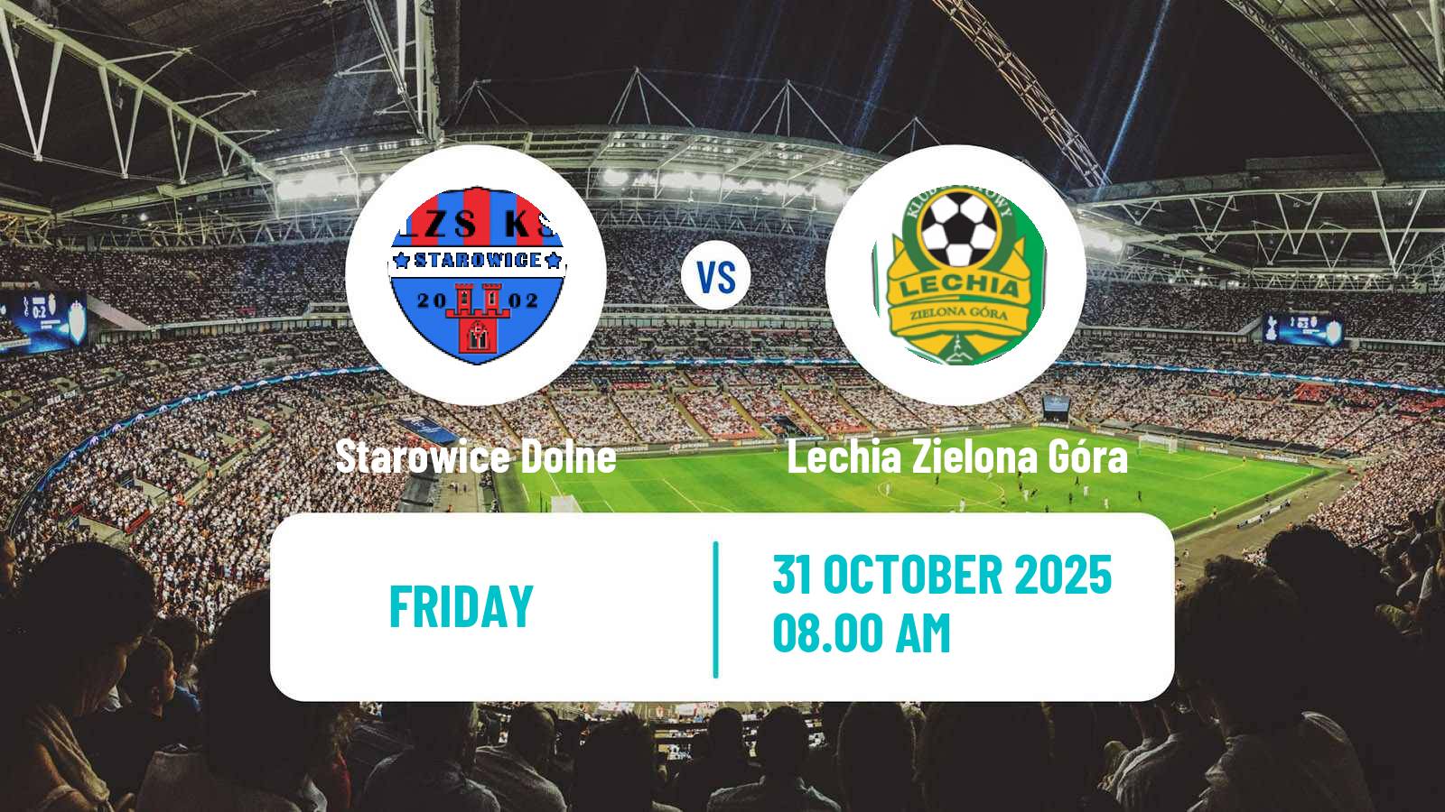 Football Polish Division 3 - Group III Starowice Dolne - Lechia Zielona Góra