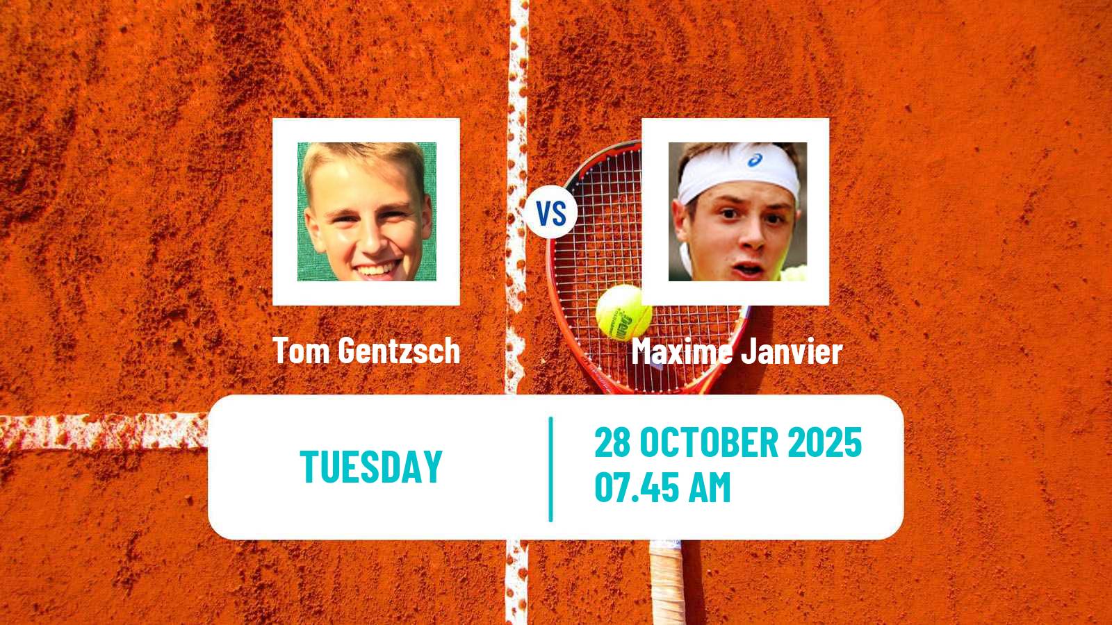 Tennis ITF M25 Glasgow 2 Men Tom Gentzsch - Maxime Janvier