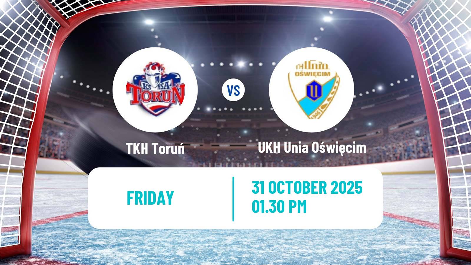 Hockey Polska Liga Hokejowa TKH Toruń - UKH Unia Oświęcim