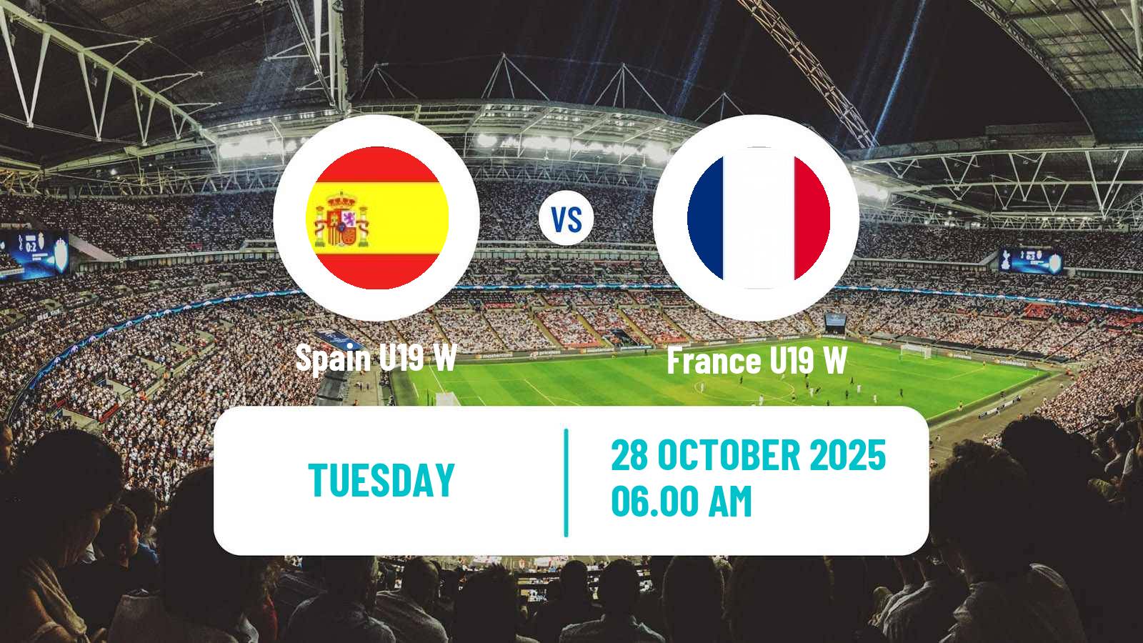 Football Friendly International Women Spain U19 W - France U19 W
