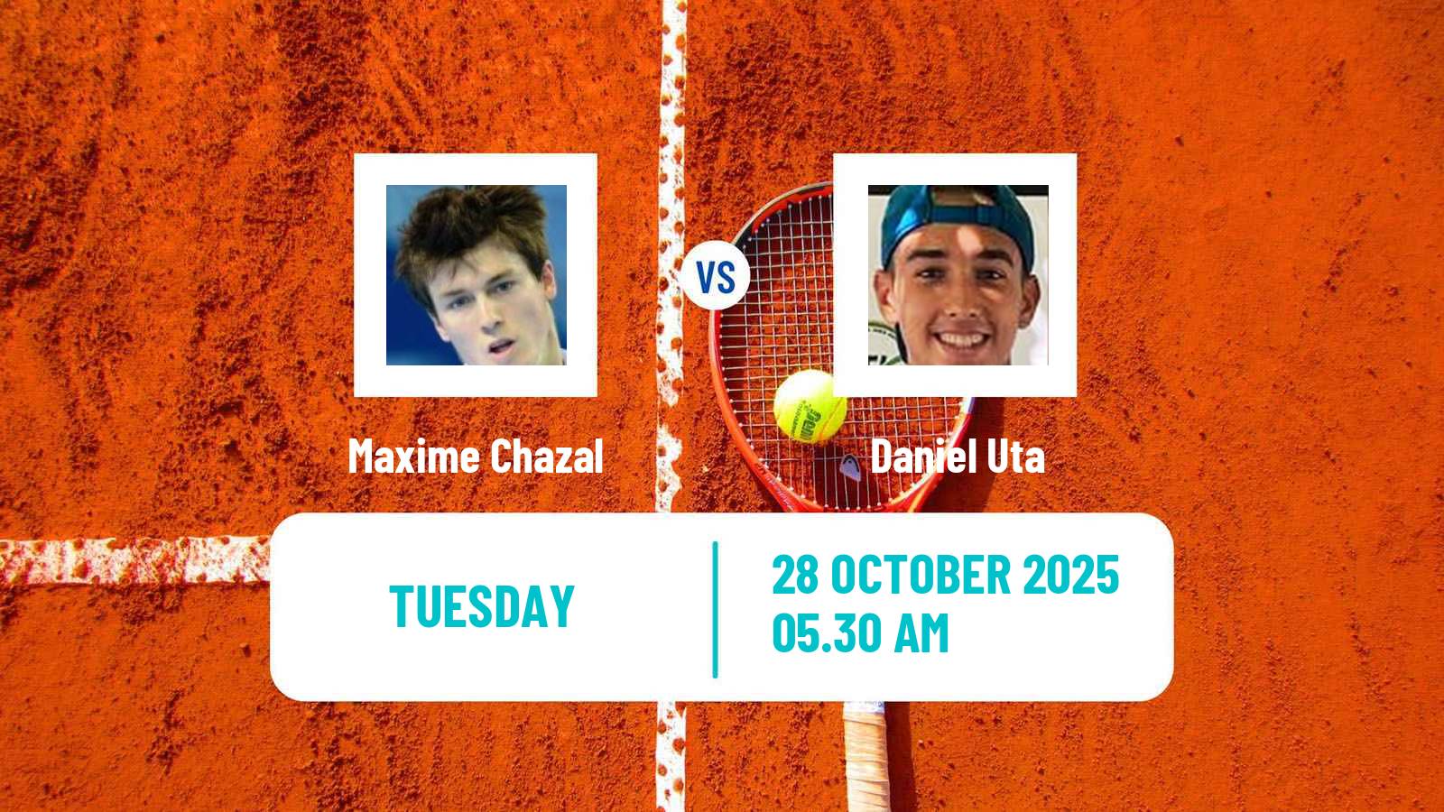 Tennis ITF M15 Bol 2 Men Maxime Chazal - Daniel Uta