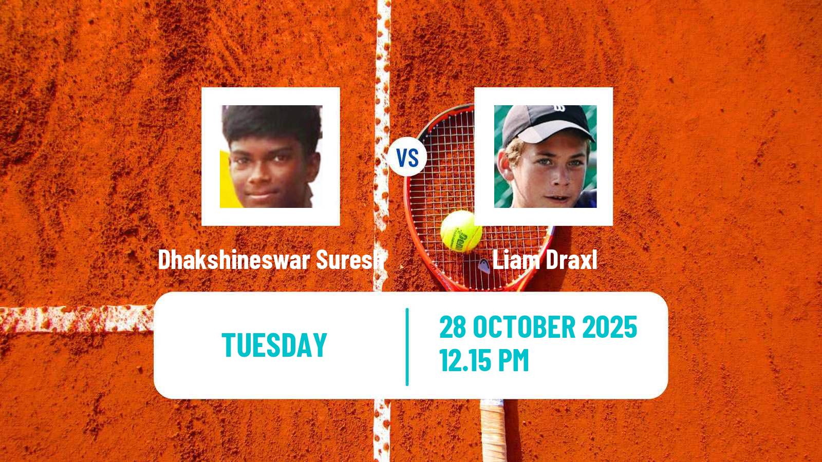 Tennis Charlottesville Challenger Men Dhakshineswar Suresh - Liam Draxl
