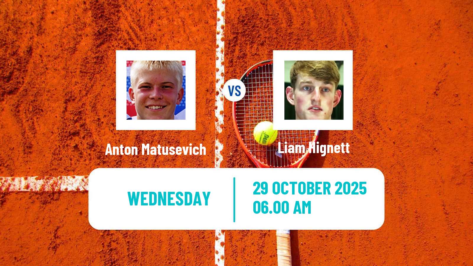 Tennis ITF M25 Glasgow 2 Men Anton Matusevich - Liam Hignett