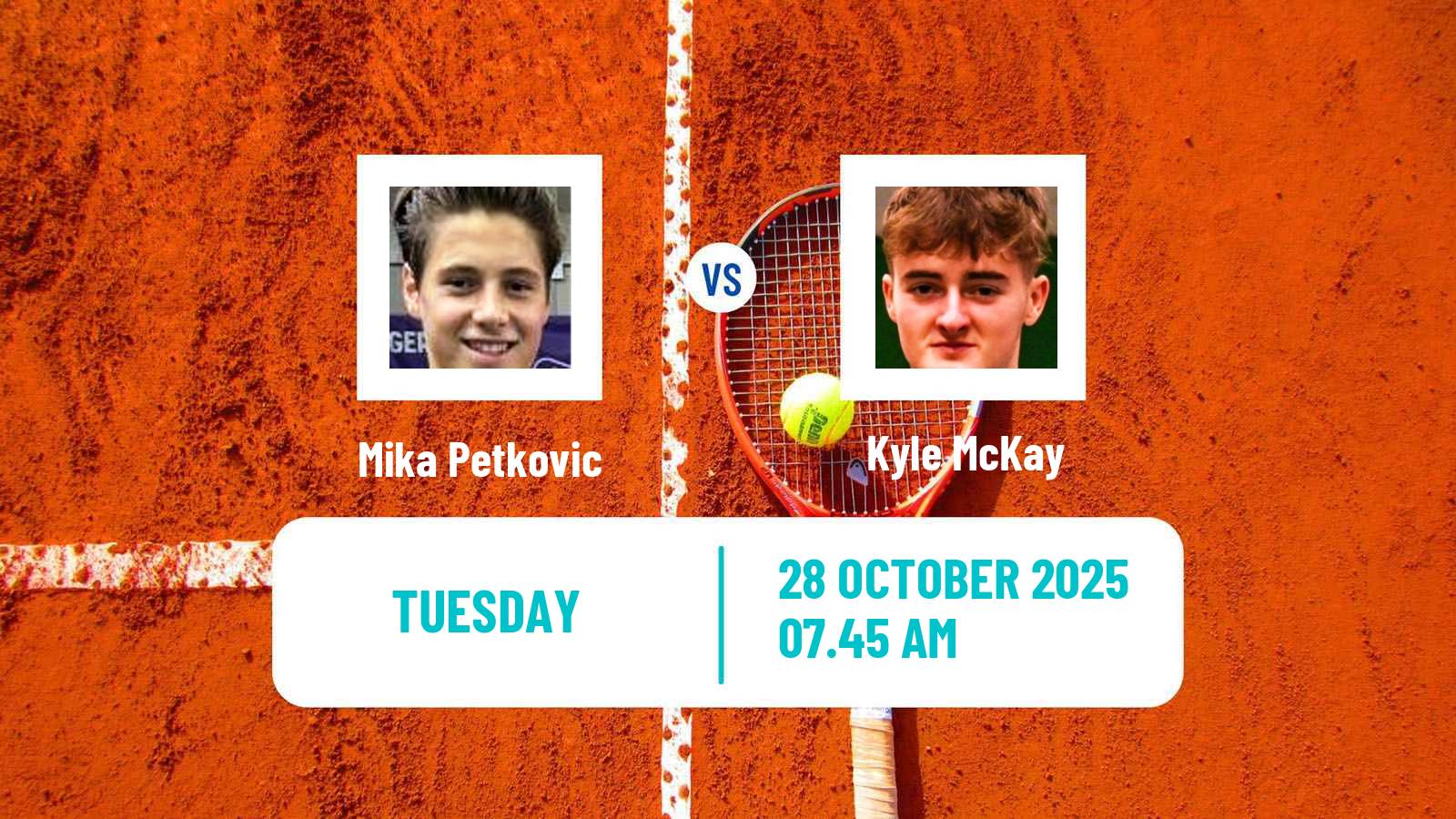 Tennis ITF M25 Glasgow 2 Men Mika Petkovic - Kyle McKay