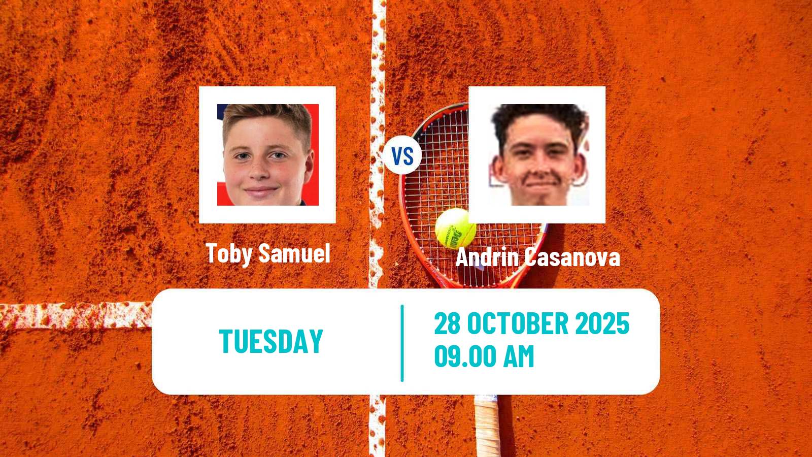 Tennis ITF M15 Malta Men Toby Samuel - Andrin Casanova