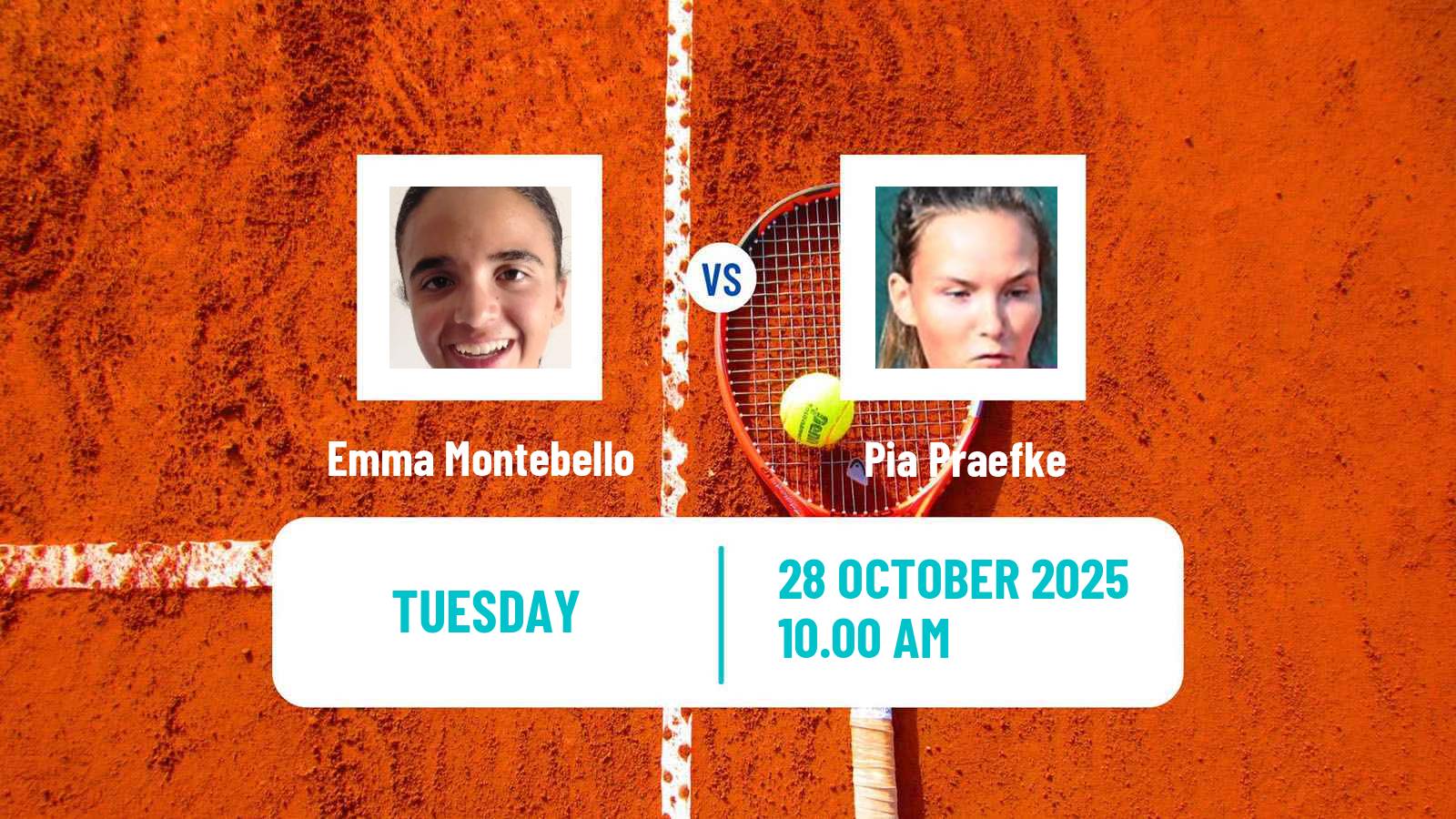 Tennis ITF W15 Malta Women Emma Montebello - Pia Praefke