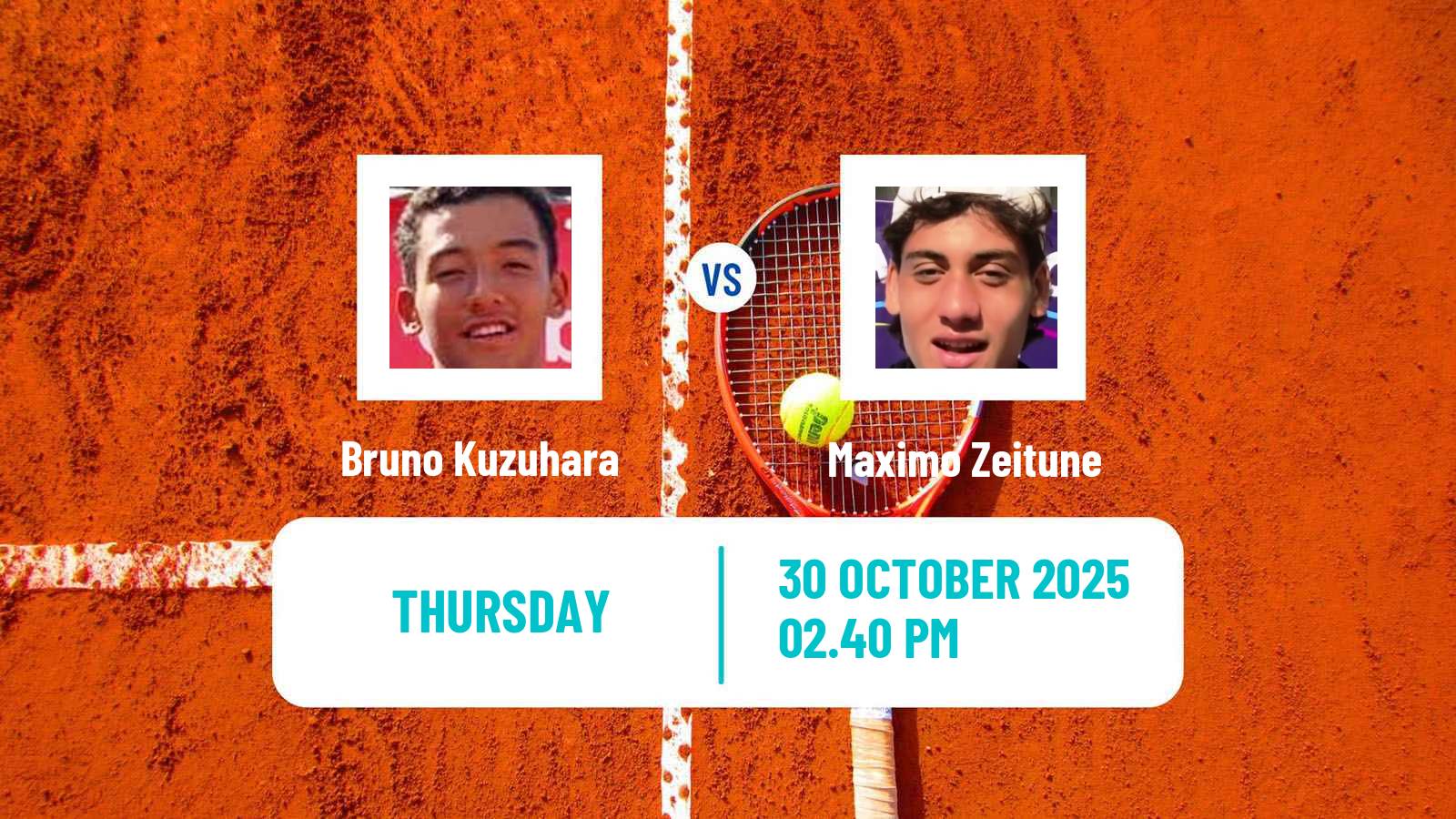 Tennis ITF M25 Lajeado Men Bruno Kuzuhara - Maximo Zeitune
