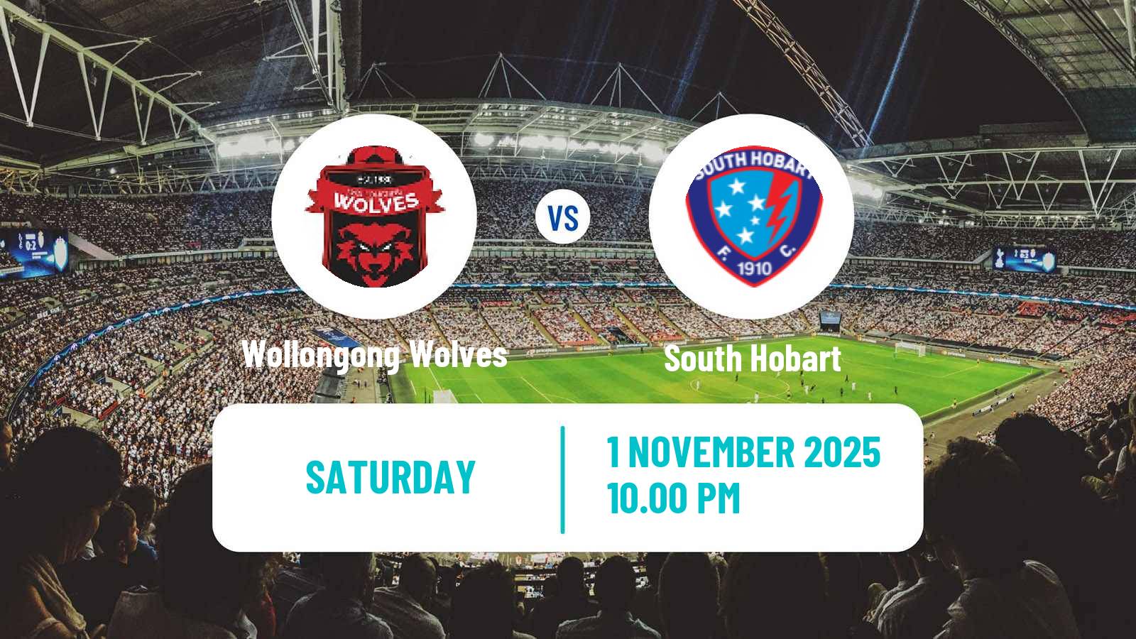 Soccer Australian Championship Wollongong Wolves - South Hobart