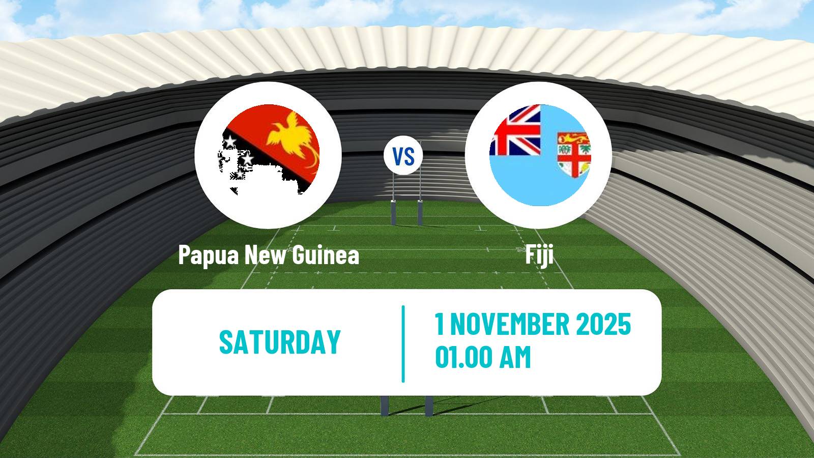 Rugby league  Pacific Championships Rugby League Papua New Guinea - Fiji