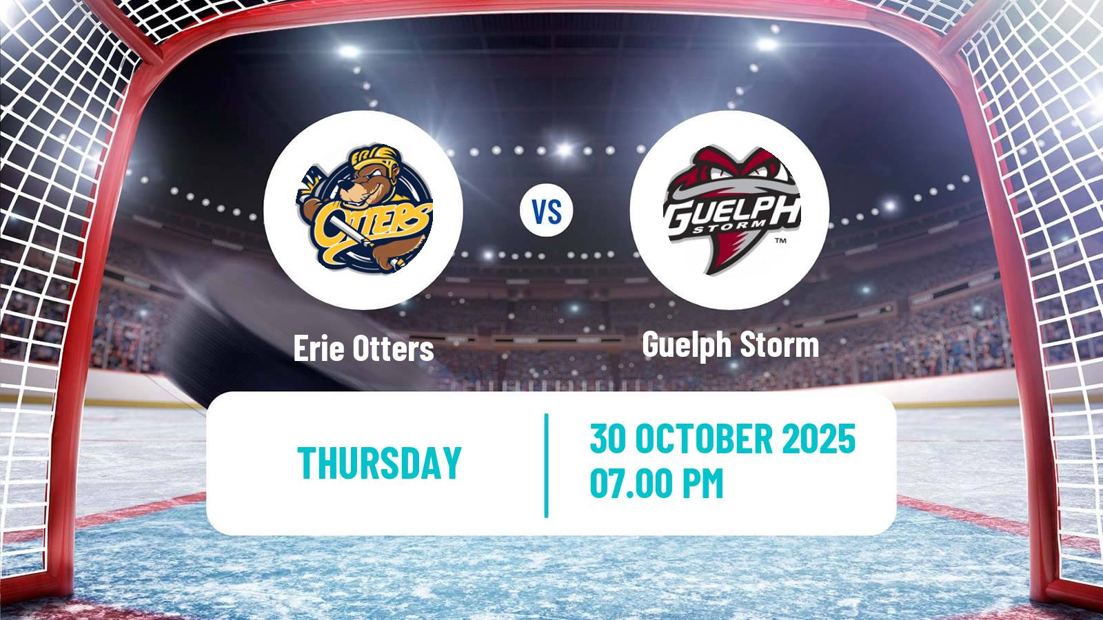 Hockey OHL Erie Otters - Guelph Storm