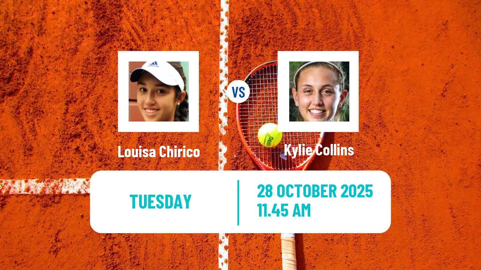 Tennis ITF W75 Toronto Women Louisa Chirico - Kylie Collins
