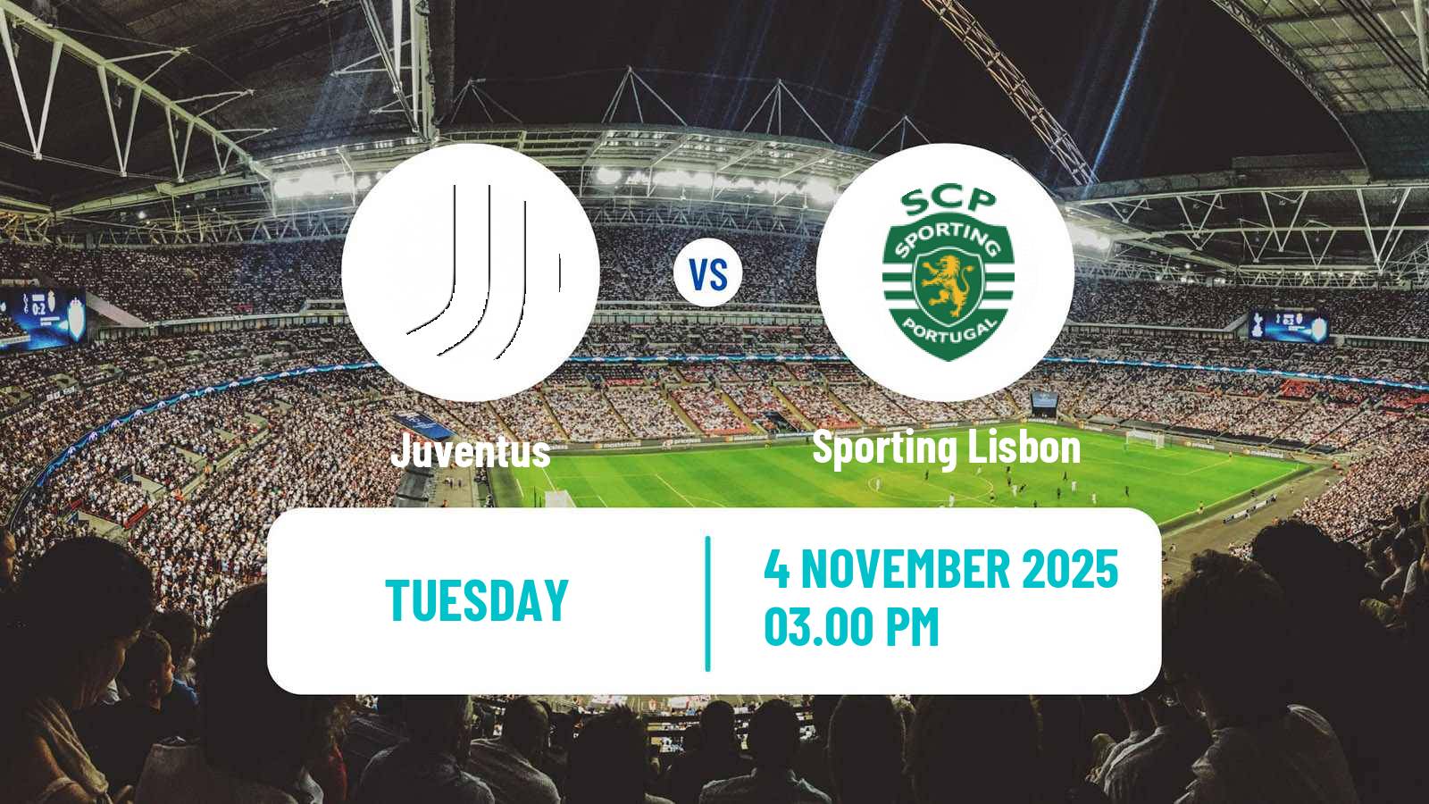 Football UEFA Champions League Juventus - Sporting Lisbon Football UEFA Champions League Juventus - Sporting Lisbon
