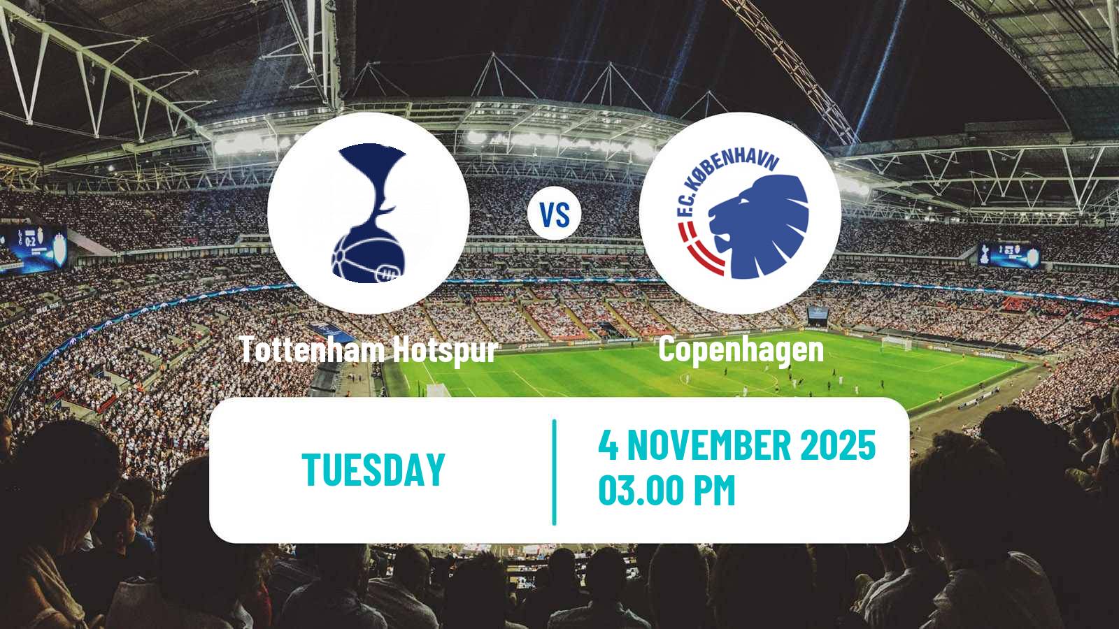 Football UEFA Champions League Tottenham Hotspur - Copenhagen