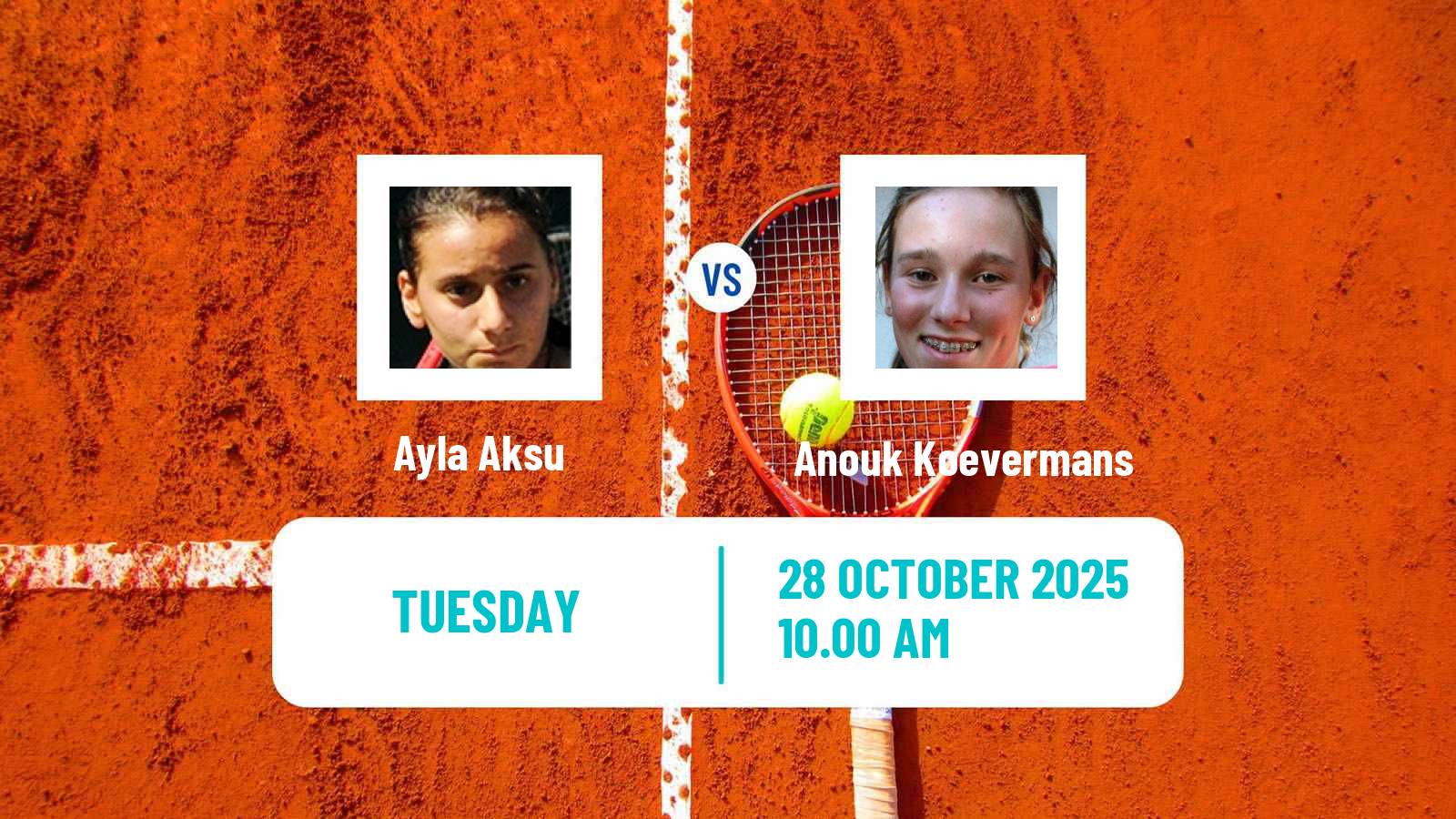Tennis ITF W75 Toronto Women Ayla Aksu - Anouk Koevermans