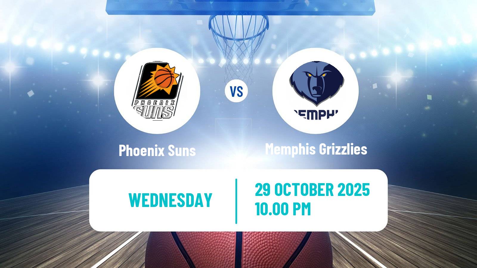 Basketball NBA Phoenix Suns - Memphis Grizzlies