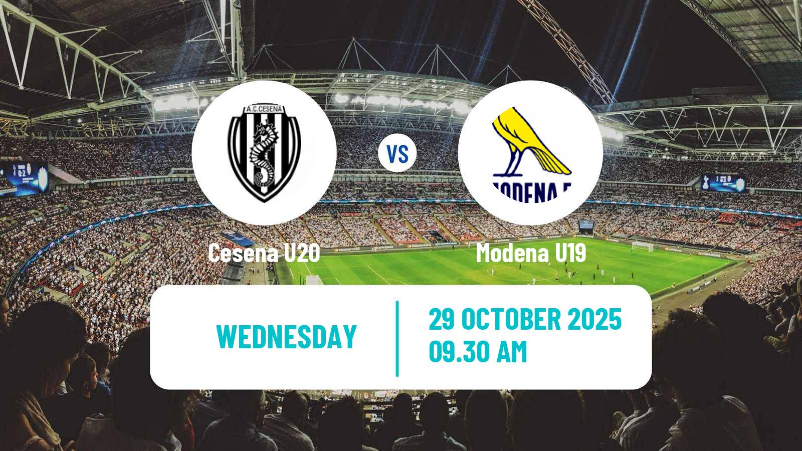 Football Coppa Italia Primavera Cesena U20 - Modena U19