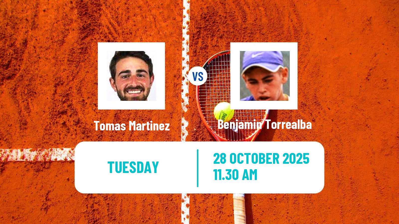 Tennis ITF M15 Ibague Men Tomas Martinez - Benjamin Torrealba