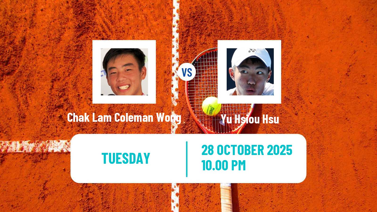 Tennis Seoul Challenger Men Chak Lam Coleman Wong - Yu Hsiou Hsu