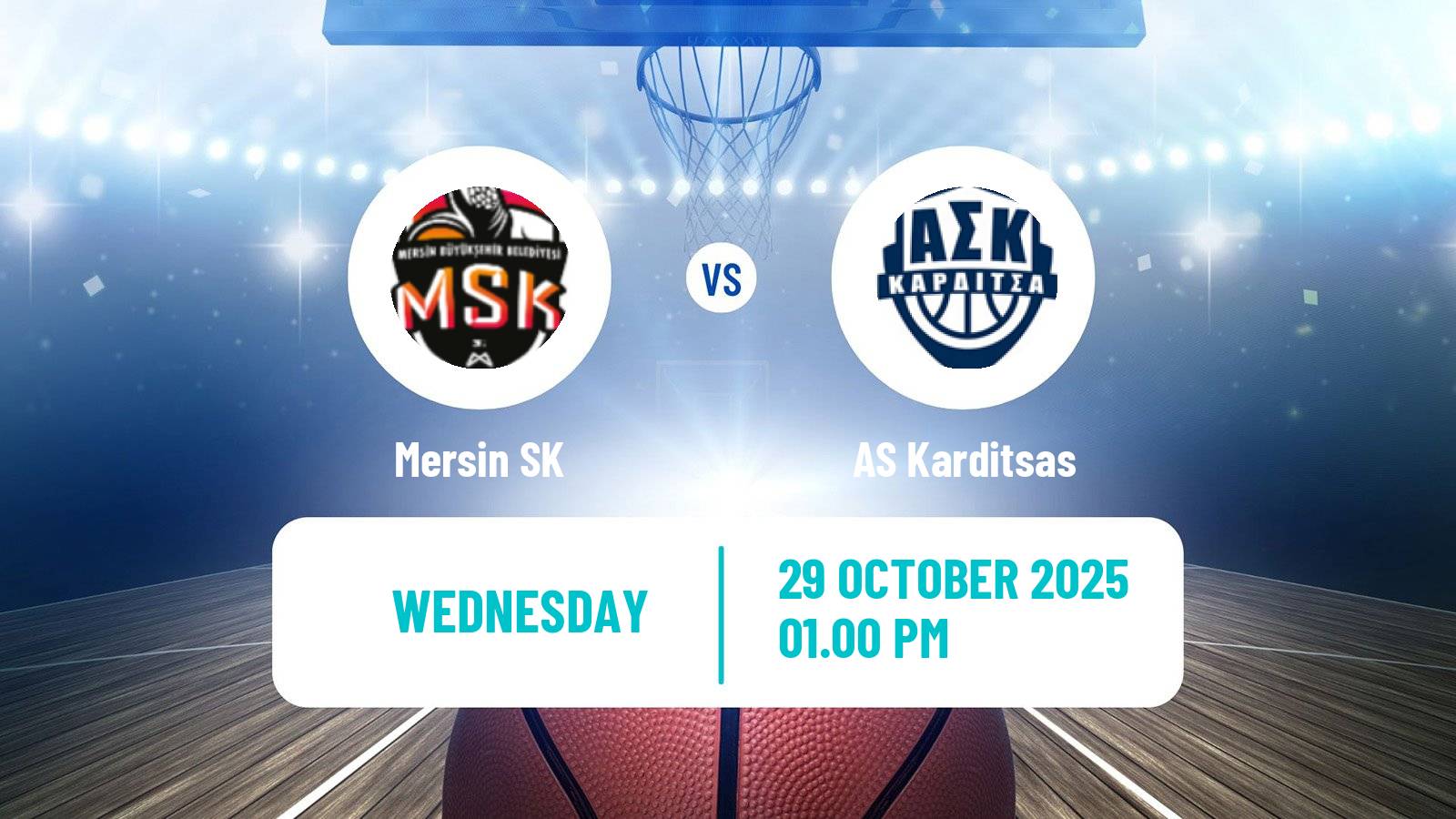 Basketball Champions League Basketball Mersin SK - Karditsas