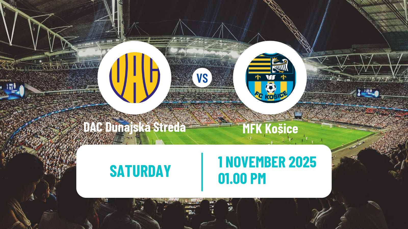 Football Slovak Superliga DAC Dunajská Streda - MFK Košice