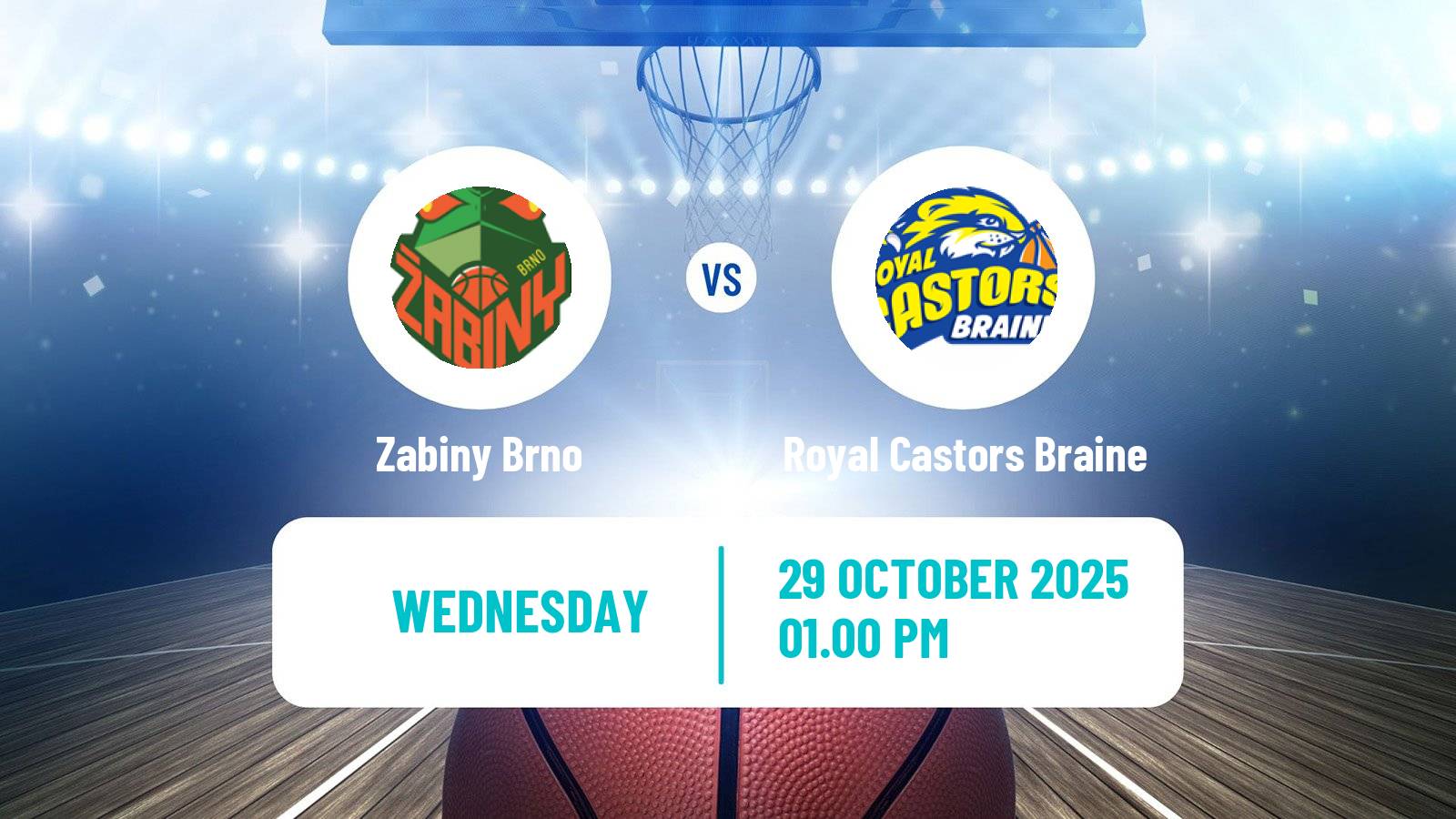 Basketball Eurocup Women Zabiny Brno - Royal Castors Braine