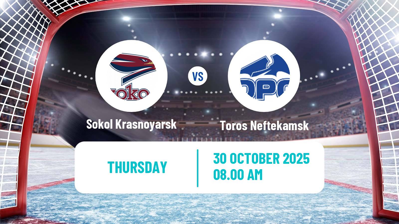 Hockey VHL Sokol Krasnoyarsk - Toros Neftekamsk
