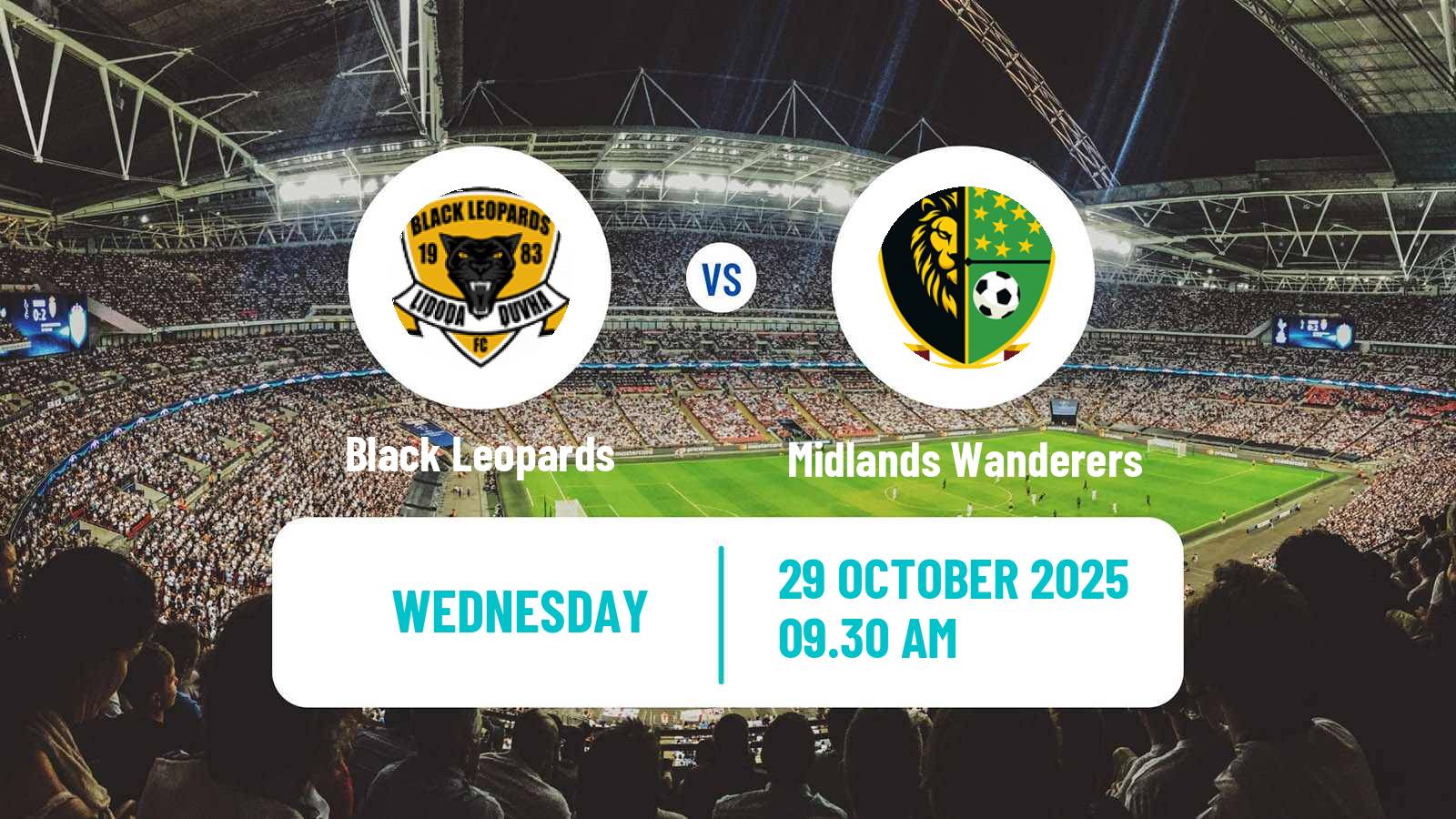 Football South African First Division Black Leopards - Midlands Wanderers