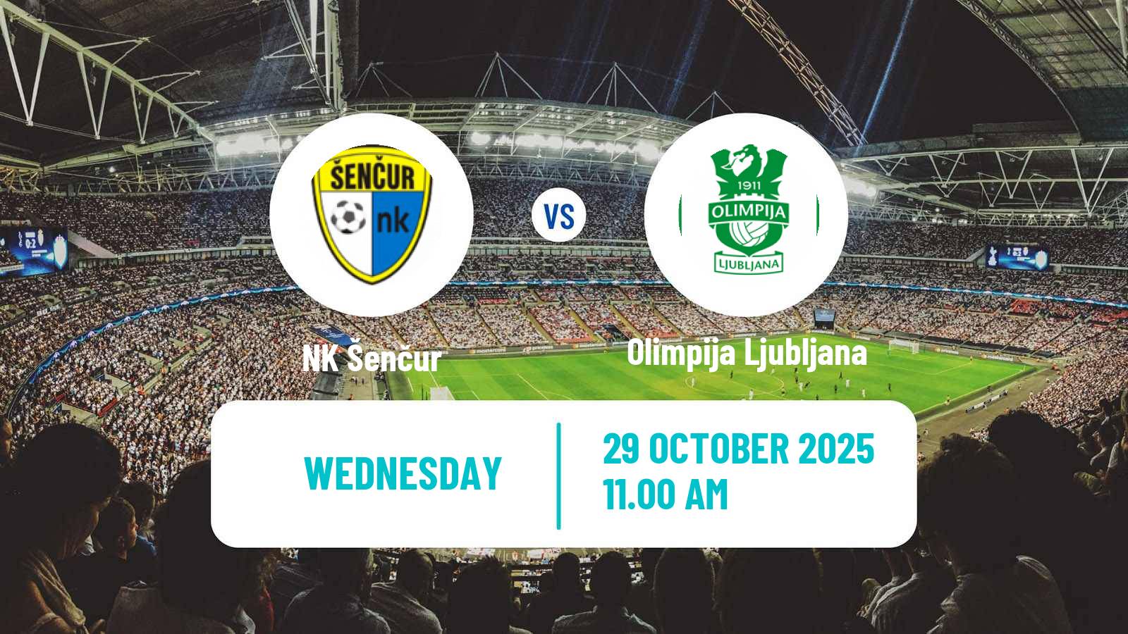 Football Slovenian Cup Šenčur - Olimpija Ljubljana