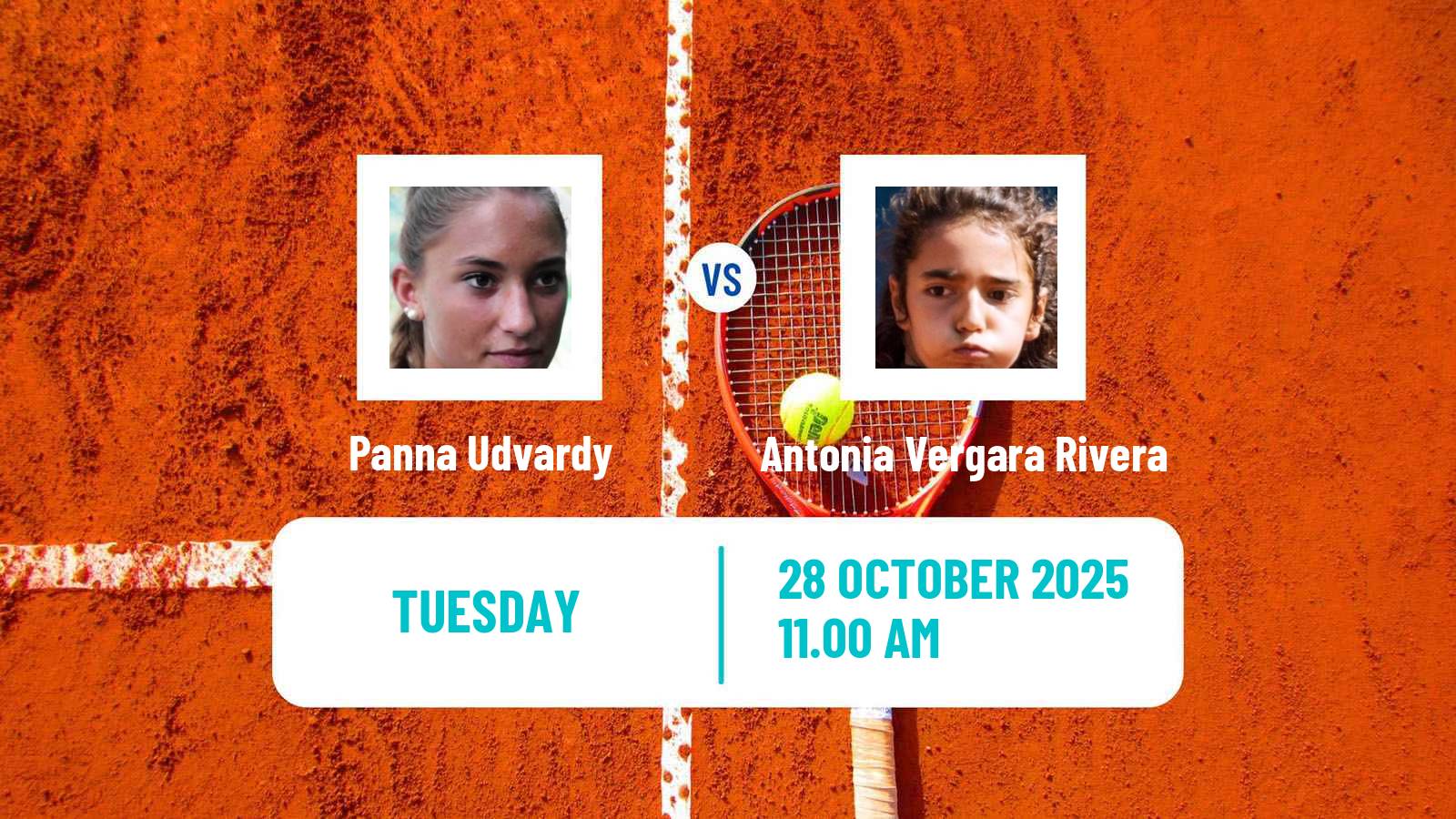 Tennis Cali Challenger Women Panna Udvardy - Antonia Vergara Rivera