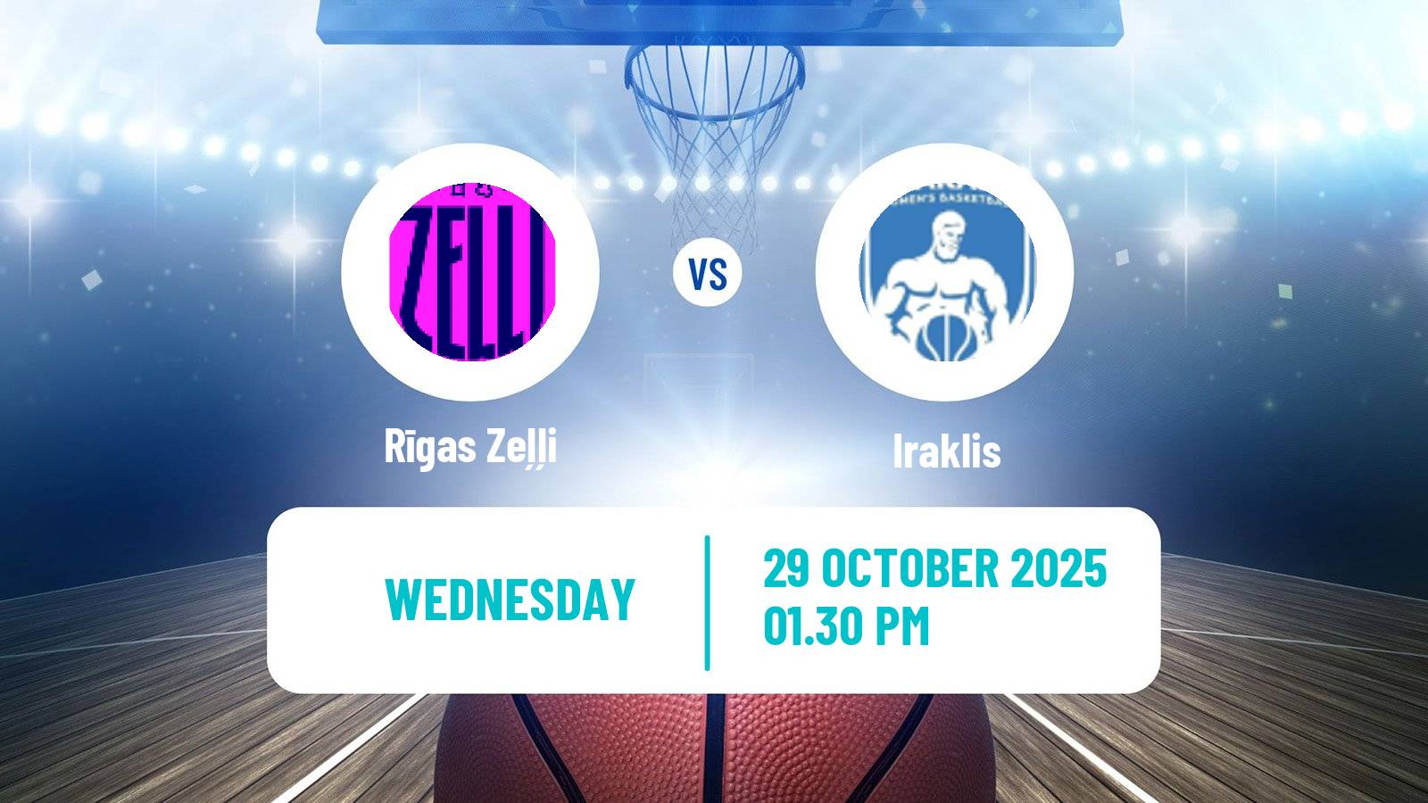 Basketball ENBL Rīgas Zeļļi - Iraklis
