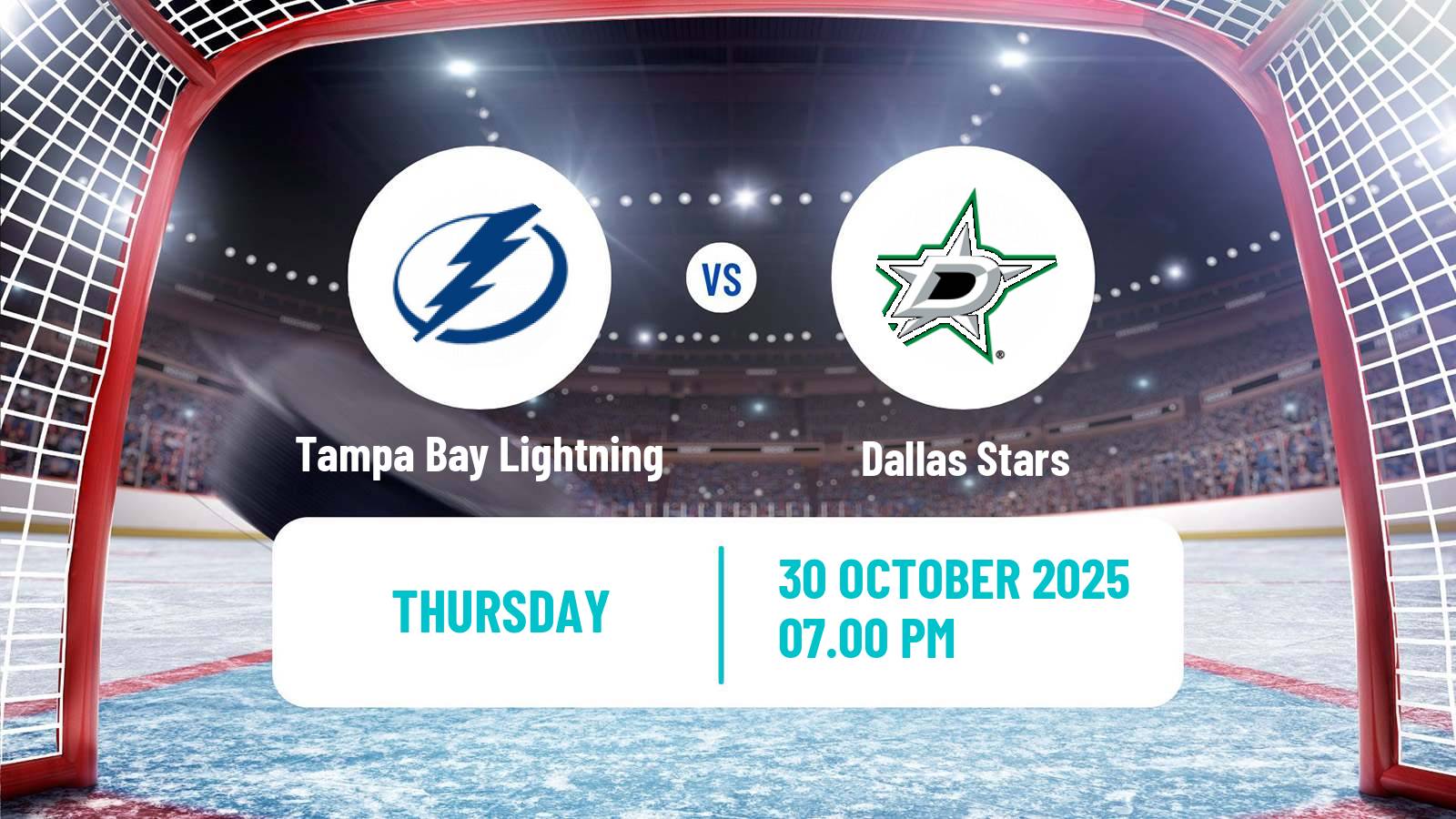 Hockey NHL Tampa Bay Lightning - Dallas Stars