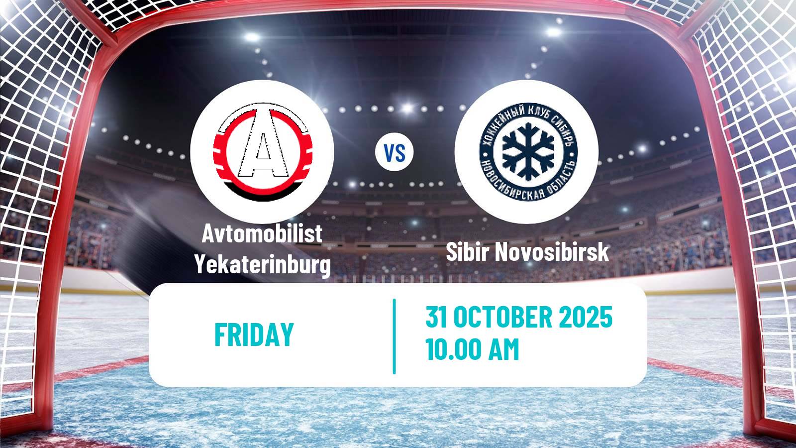 Hockey KHL Avtomobilist Yekaterinburg - Sibir Novosibirsk