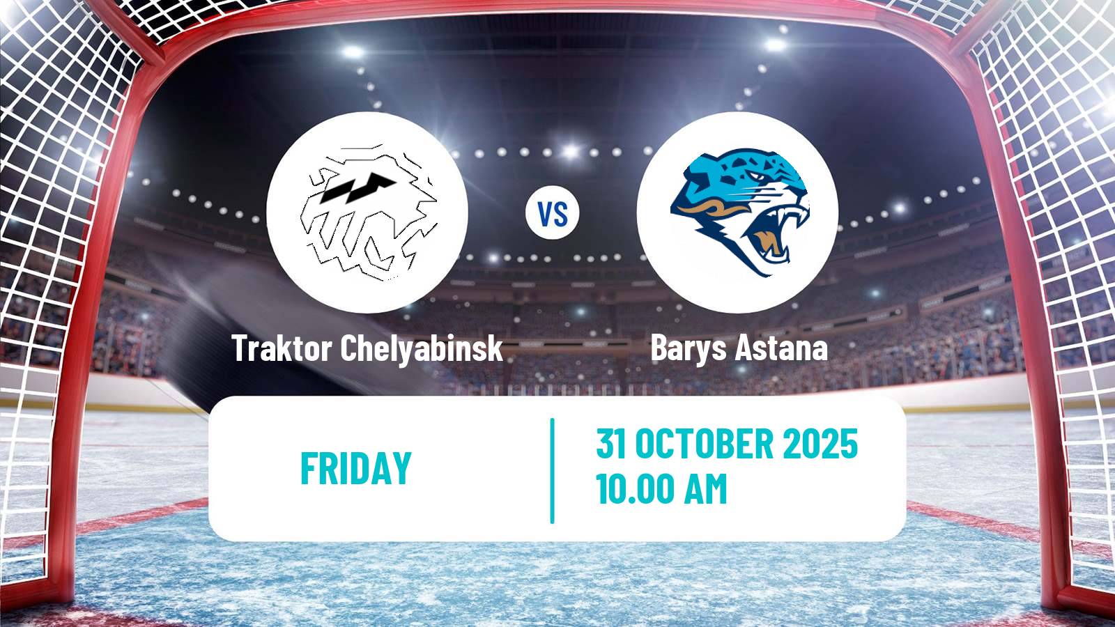 Hockey KHL Traktor Chelyabinsk - Barys Astana